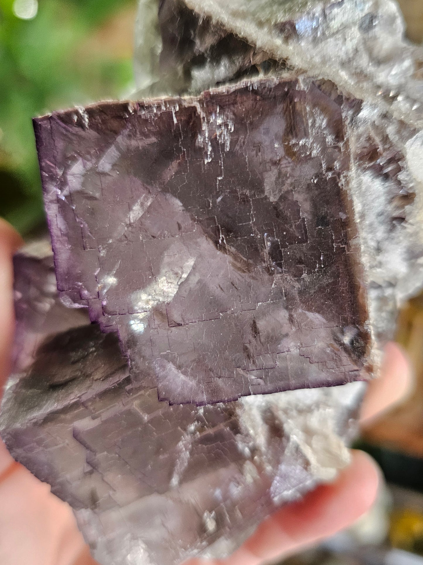 Purple Cubic Fluorite