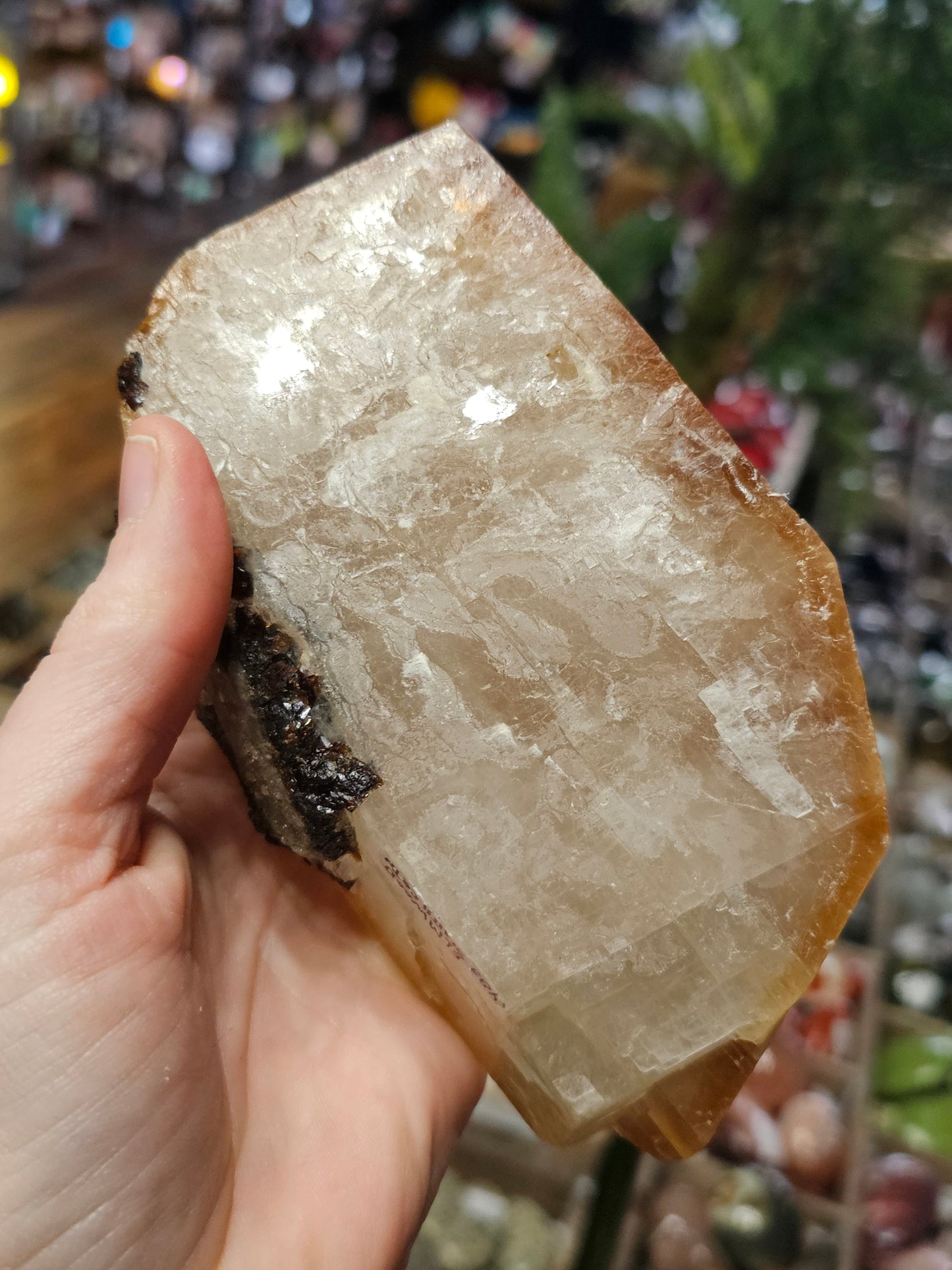 Sphalerite on Calcite