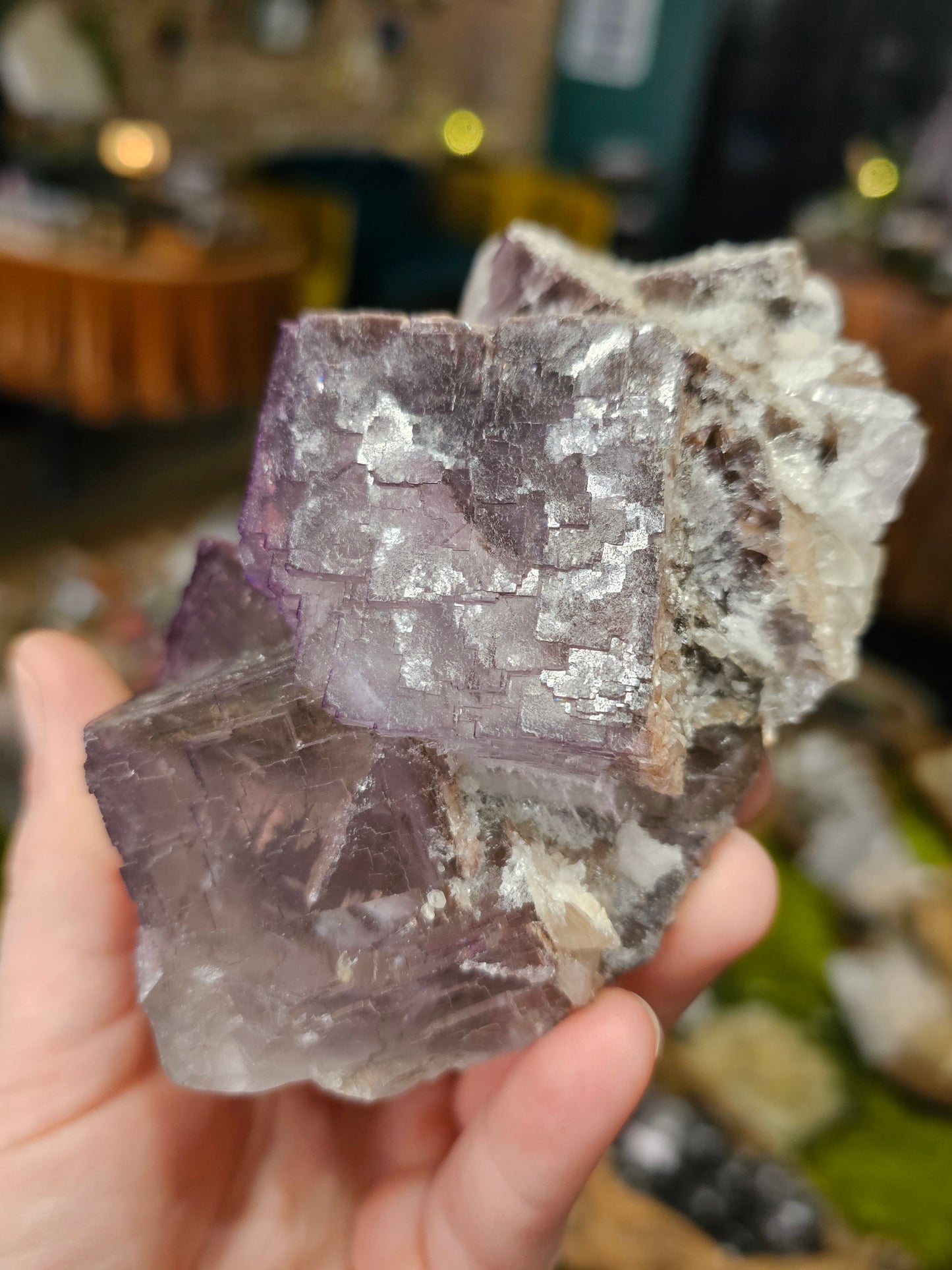 Purple Cubic Fluorite