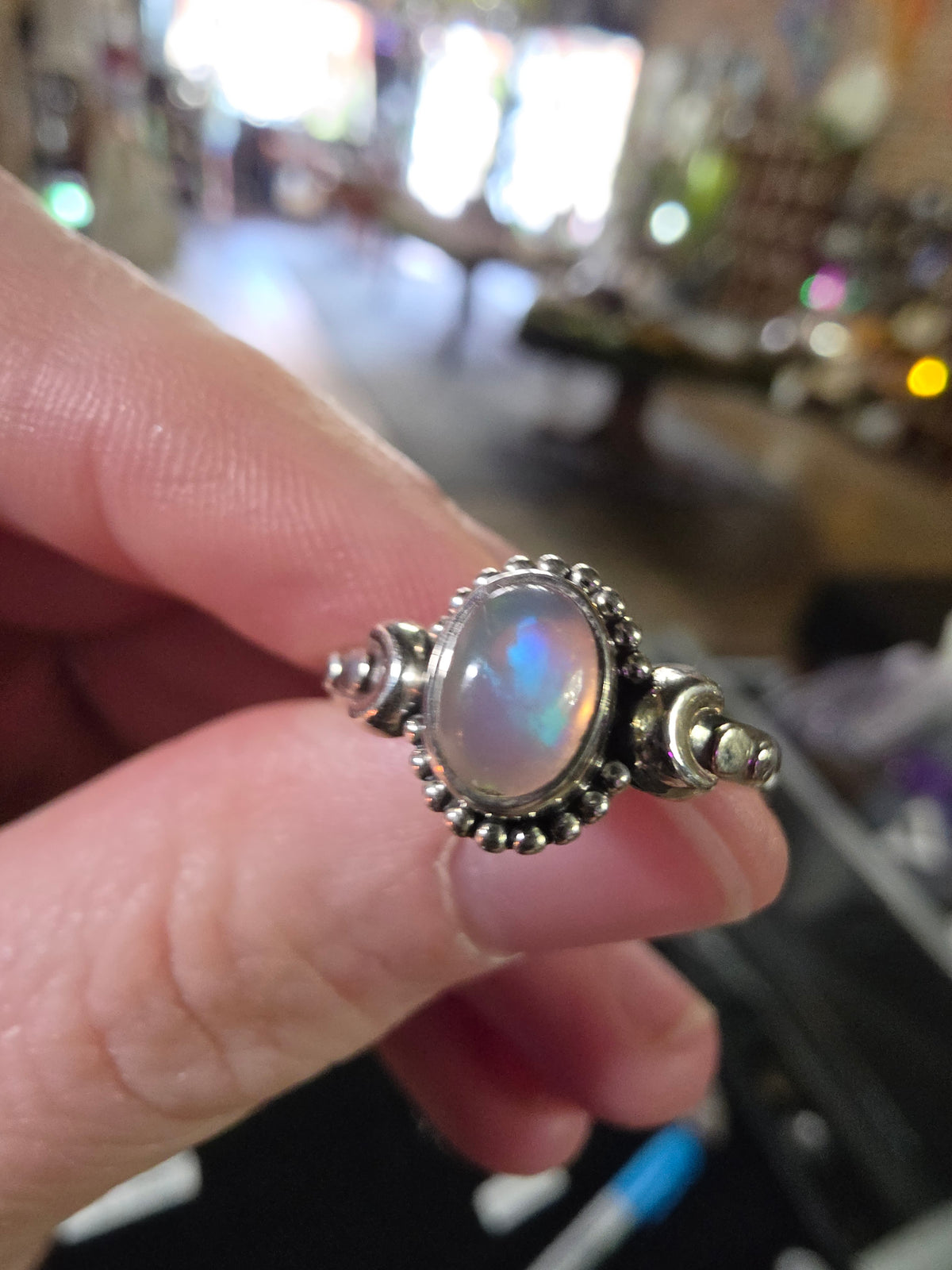 Ethiopian Welo Opal Ring Size 10