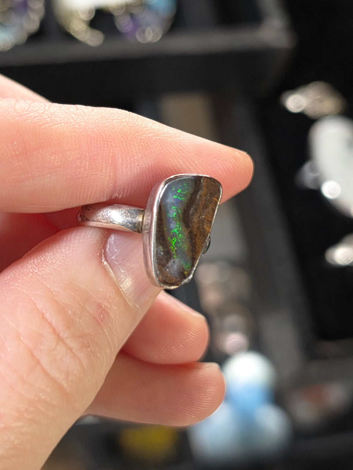 Boulder Opal Ring Size 7