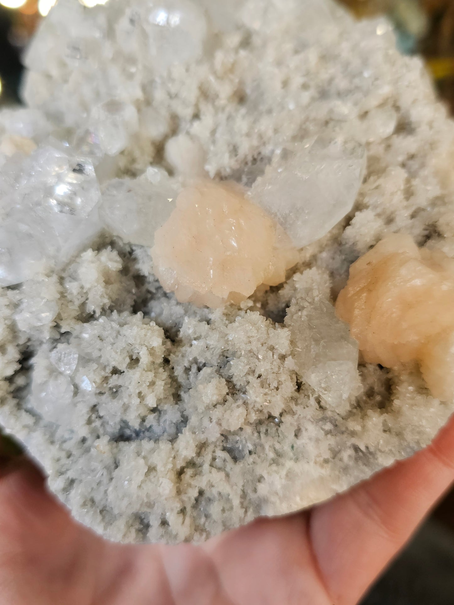 Apophyllite and Stilbite
