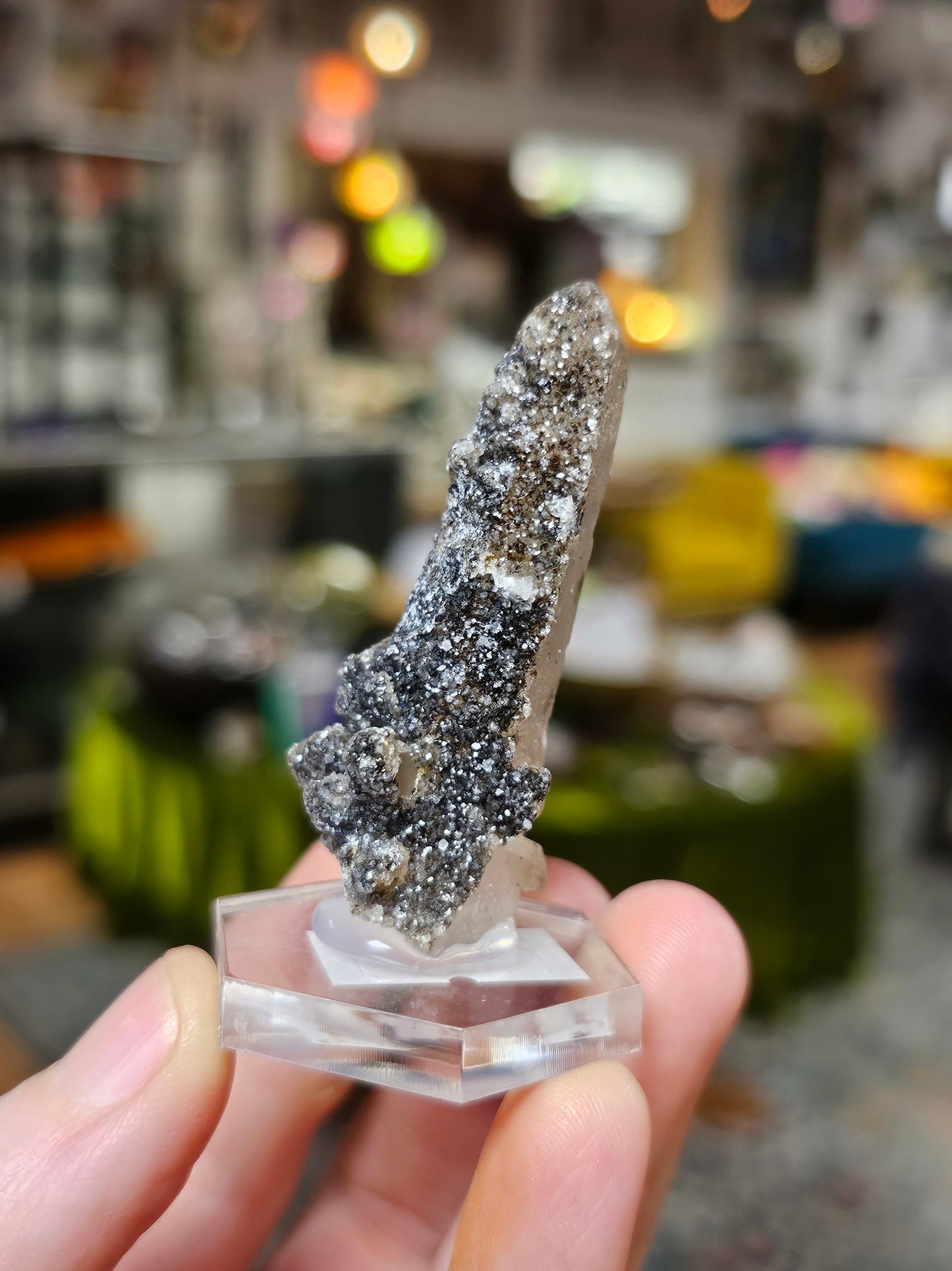 Specularite On Quartz