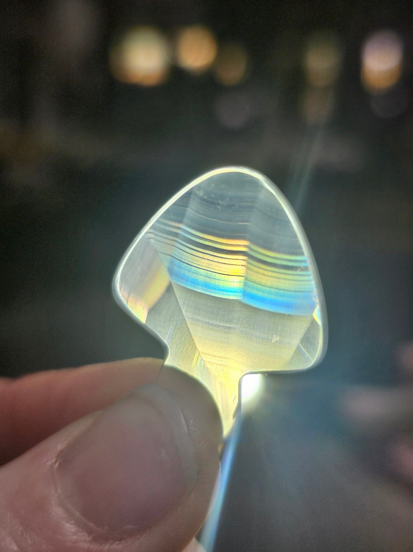 Iris Agate Slice Mushroom Carving