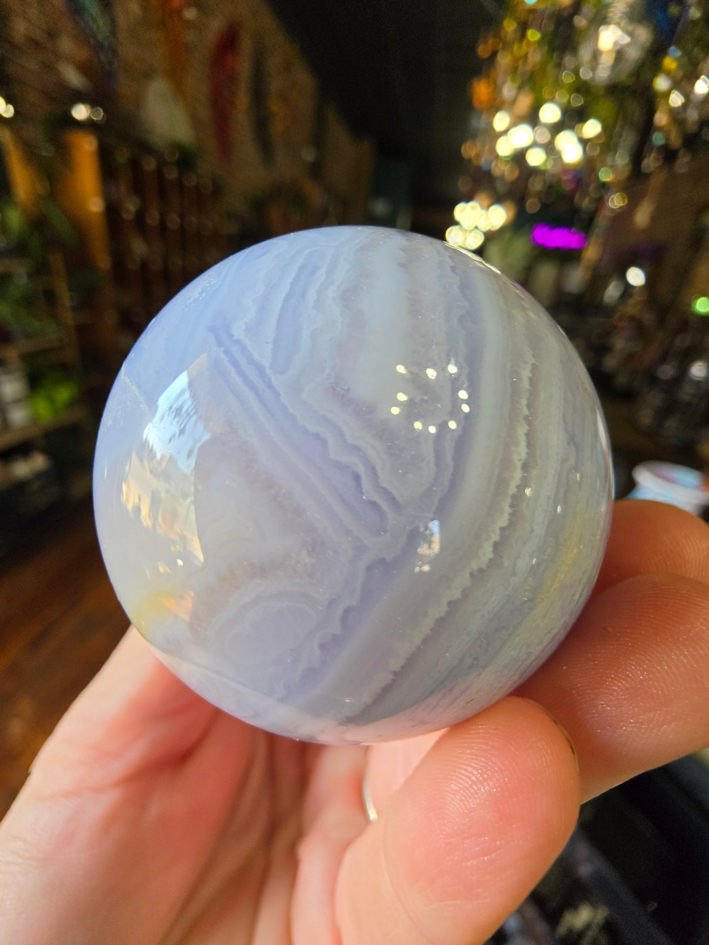 Blue Lace Agate Sphere