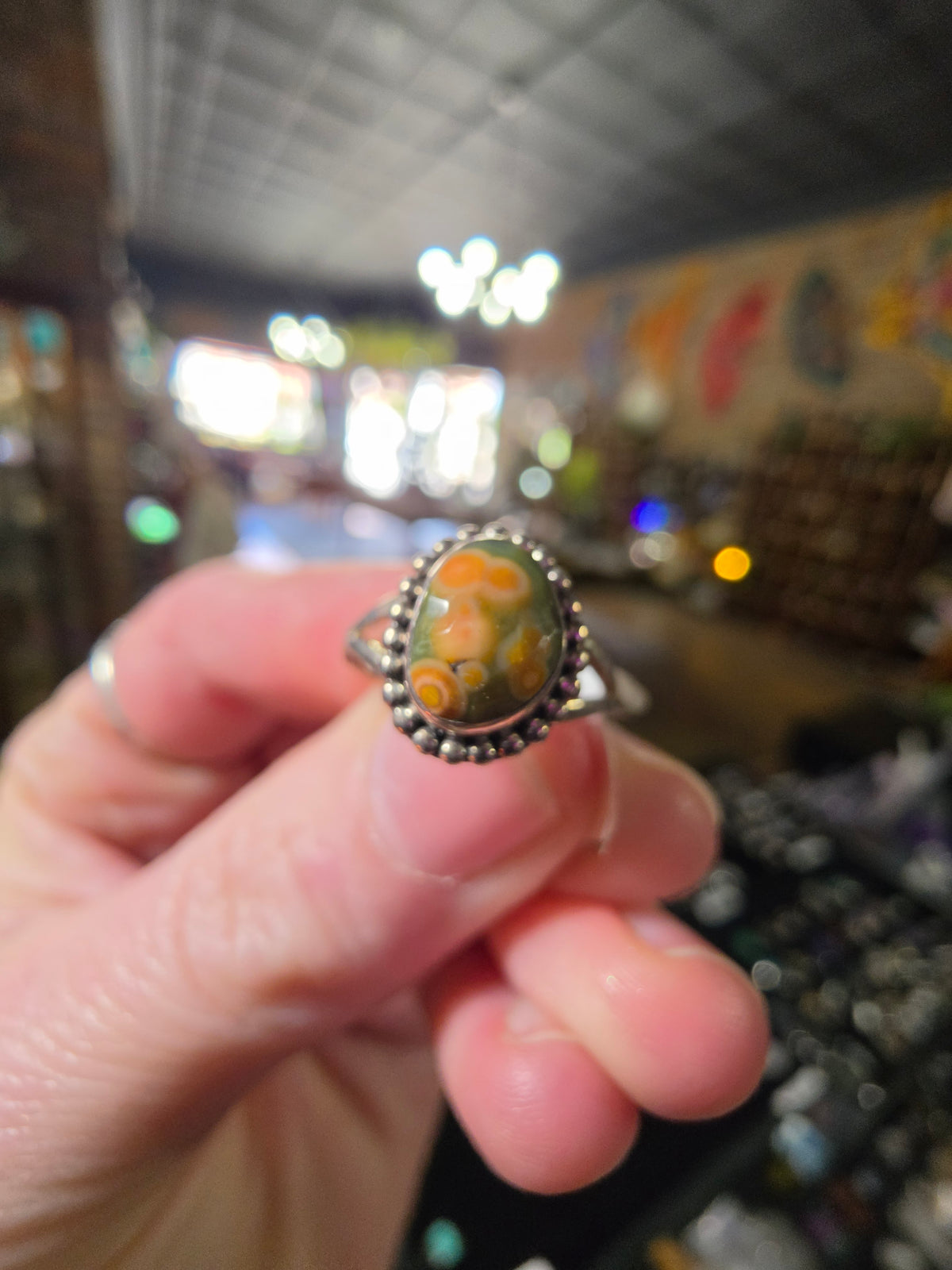 Size 6 Ocean Jasper Ring