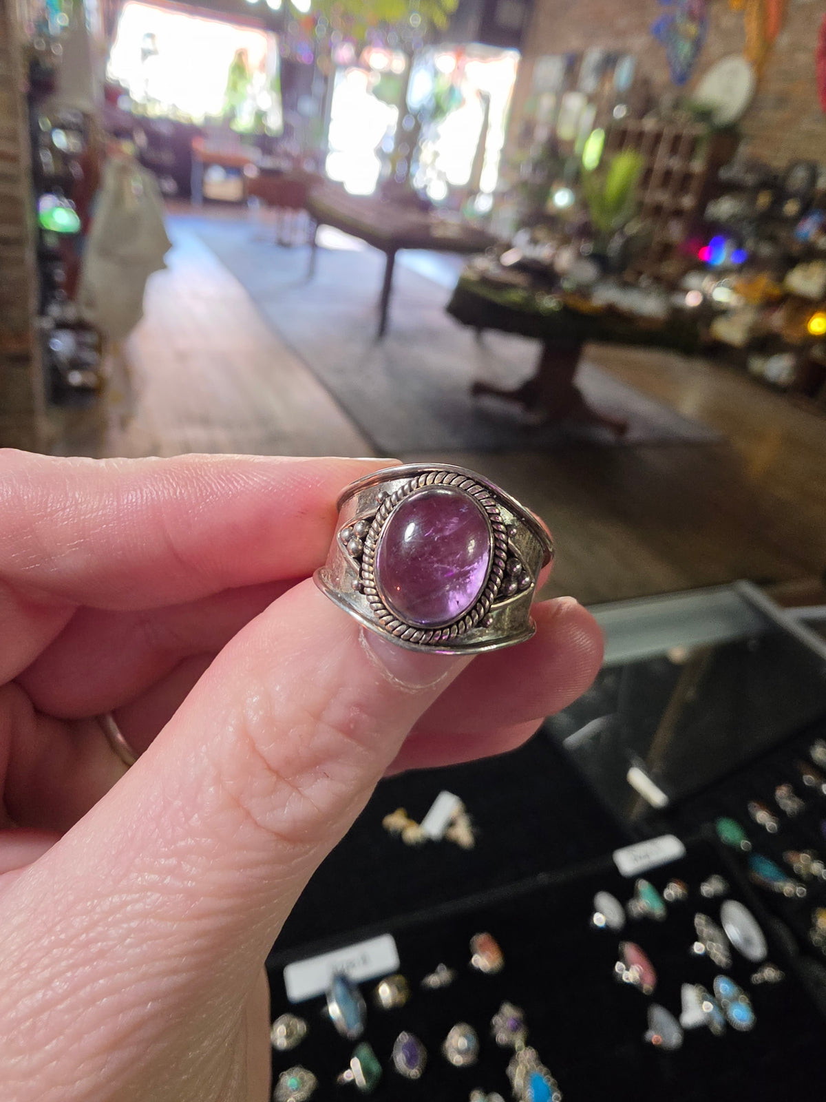Amethyst Ring Size 8