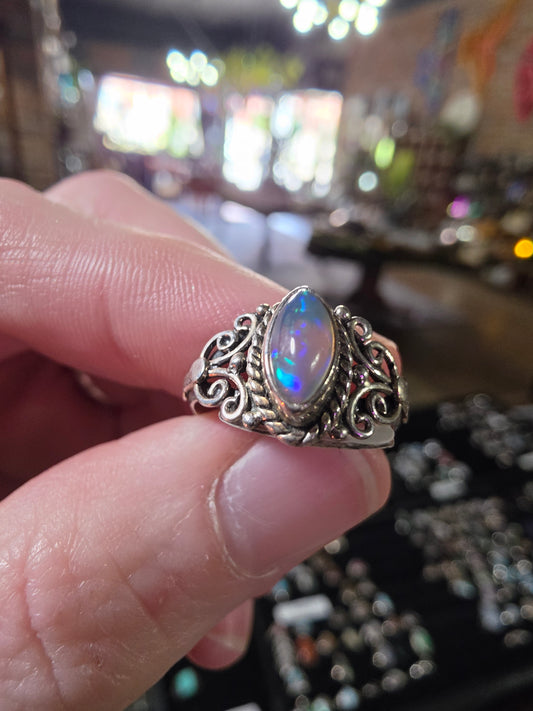Ethiopian Opal Ring Size 6