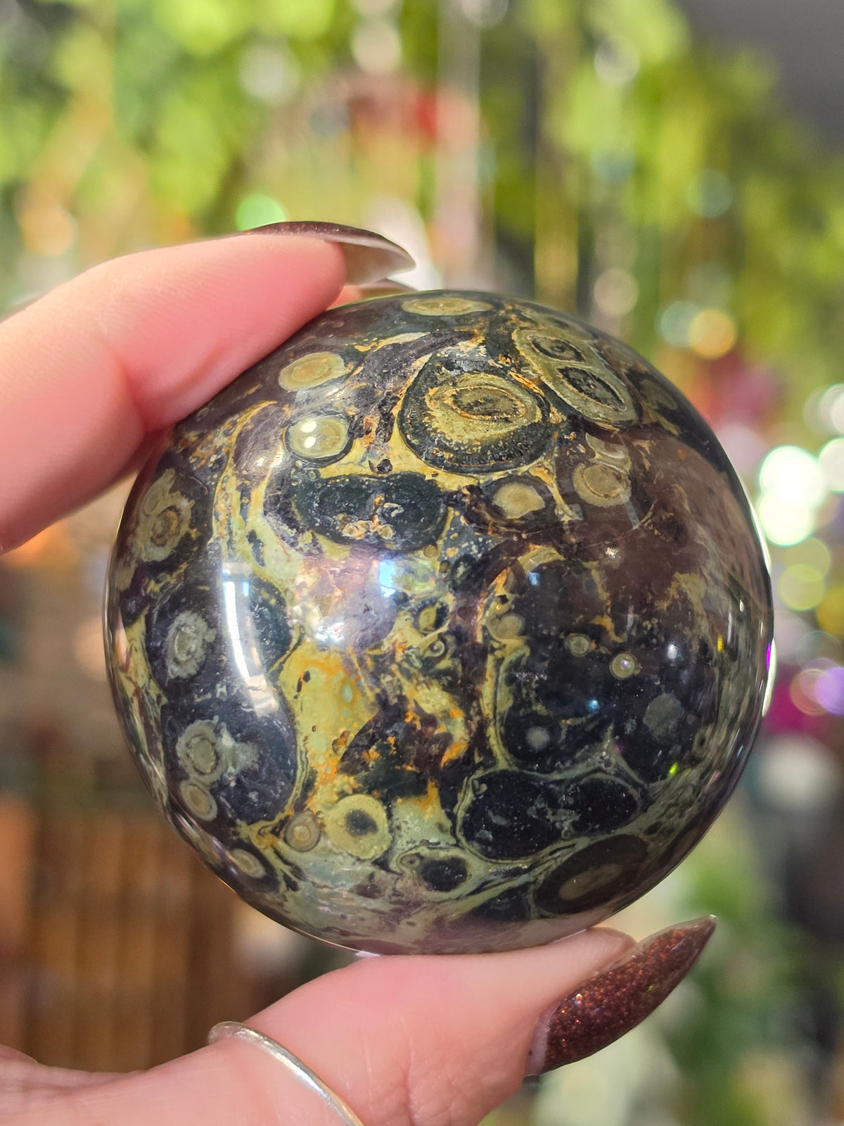 Kambaba Jasper Sphere