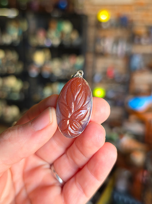 Mozambique Agate Pendant