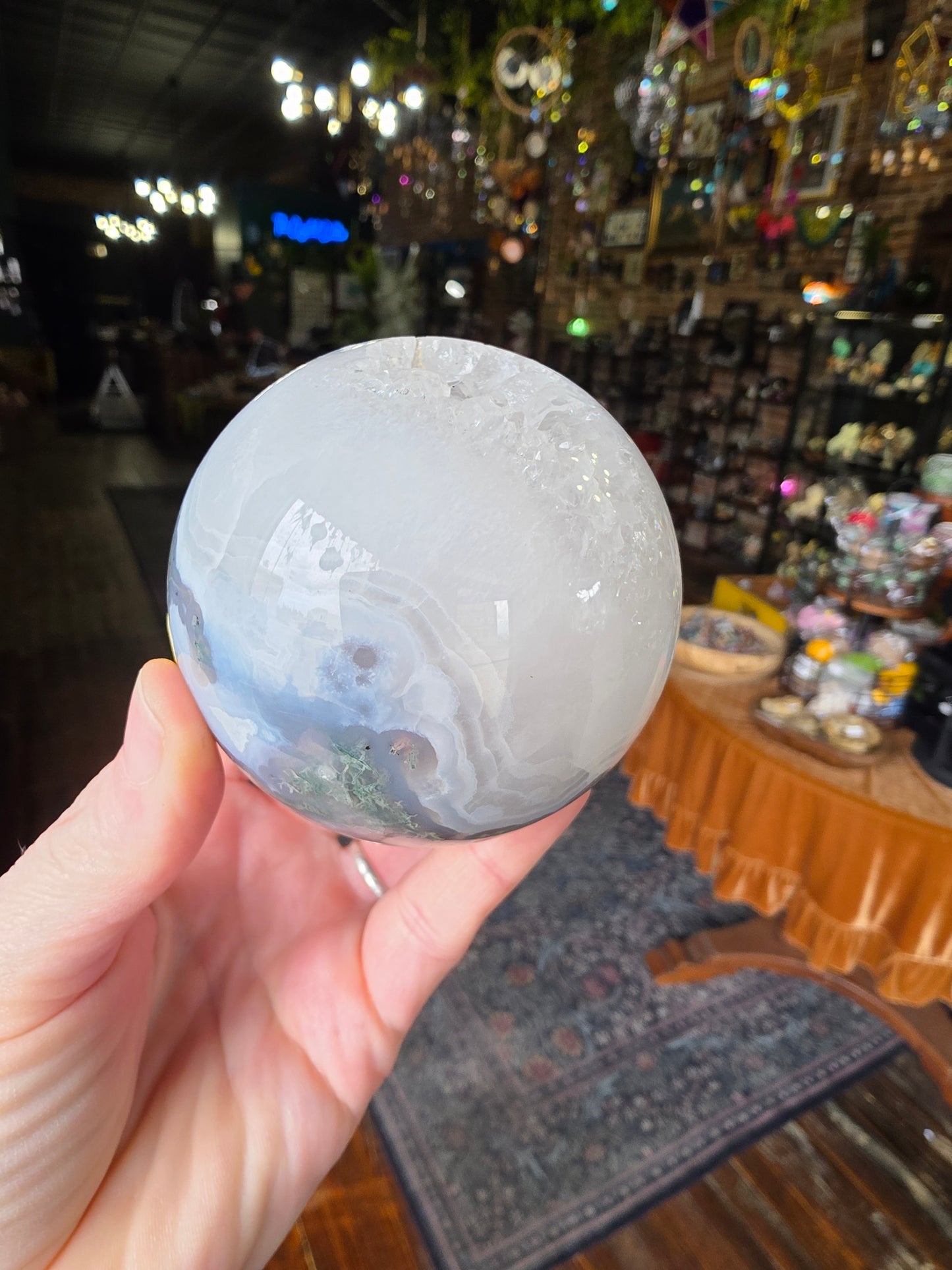 Moss Agate Sphere