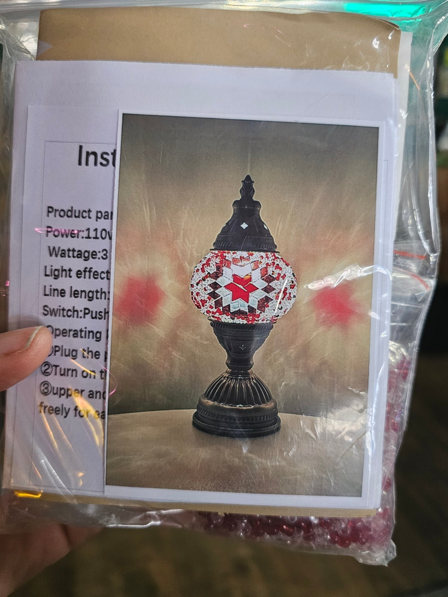 DIY Mosaic Lamp Kit