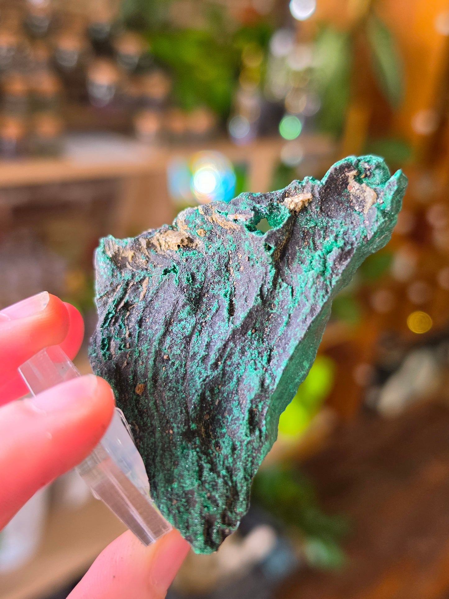Chrysocolla and Malachite