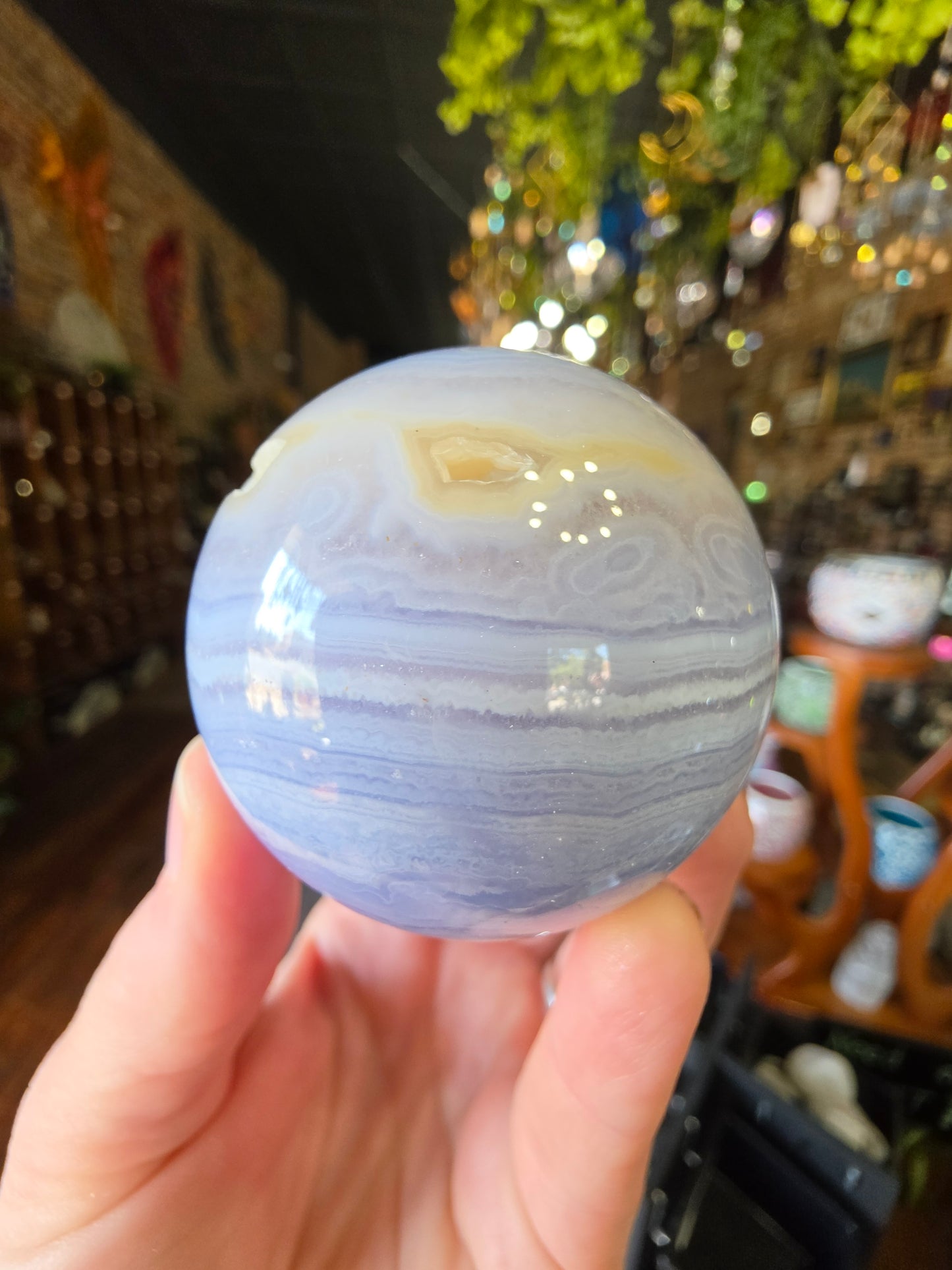 Blue Lace Agate Sphere