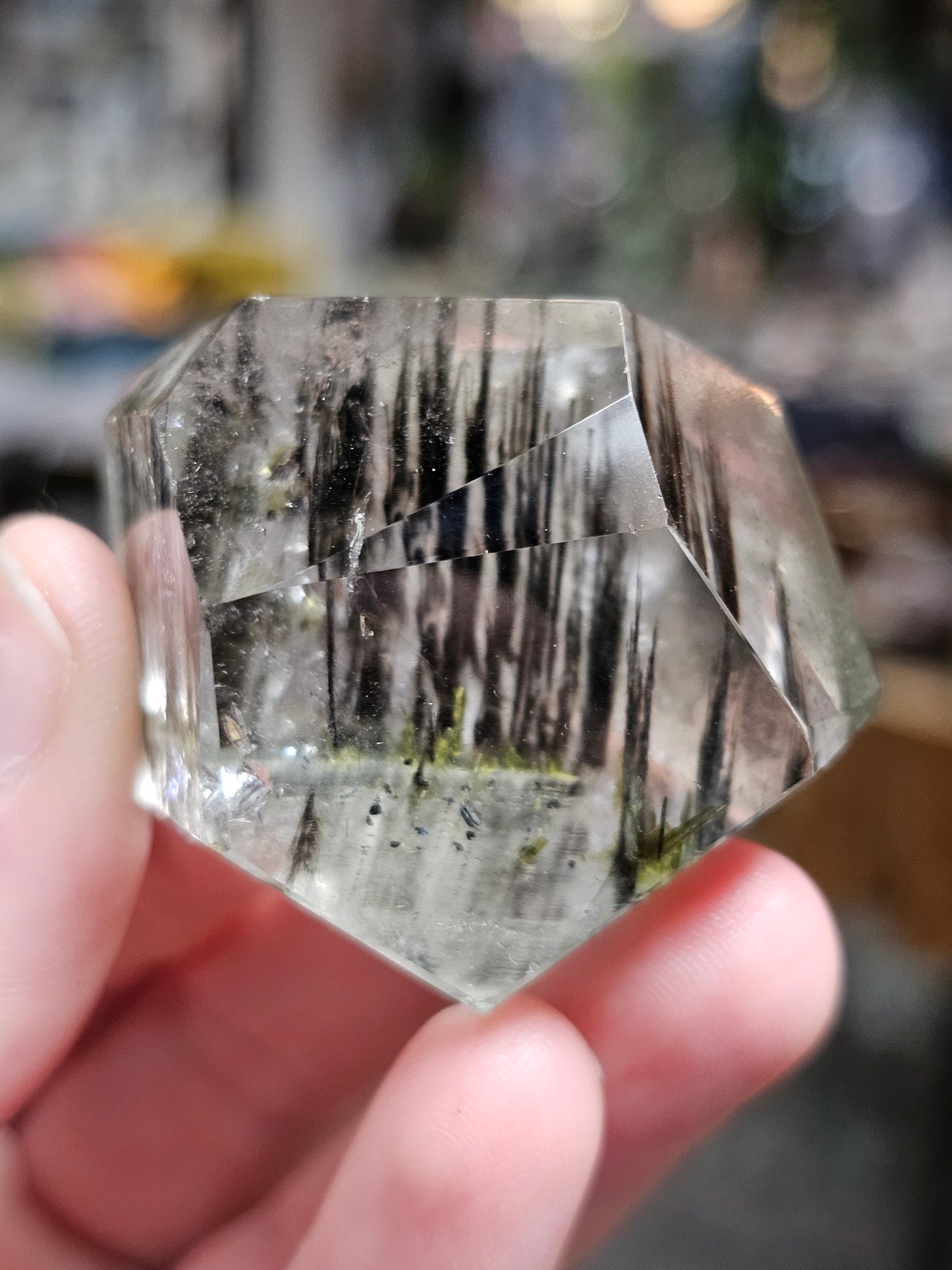 Actinolite and Epidote in Quartz