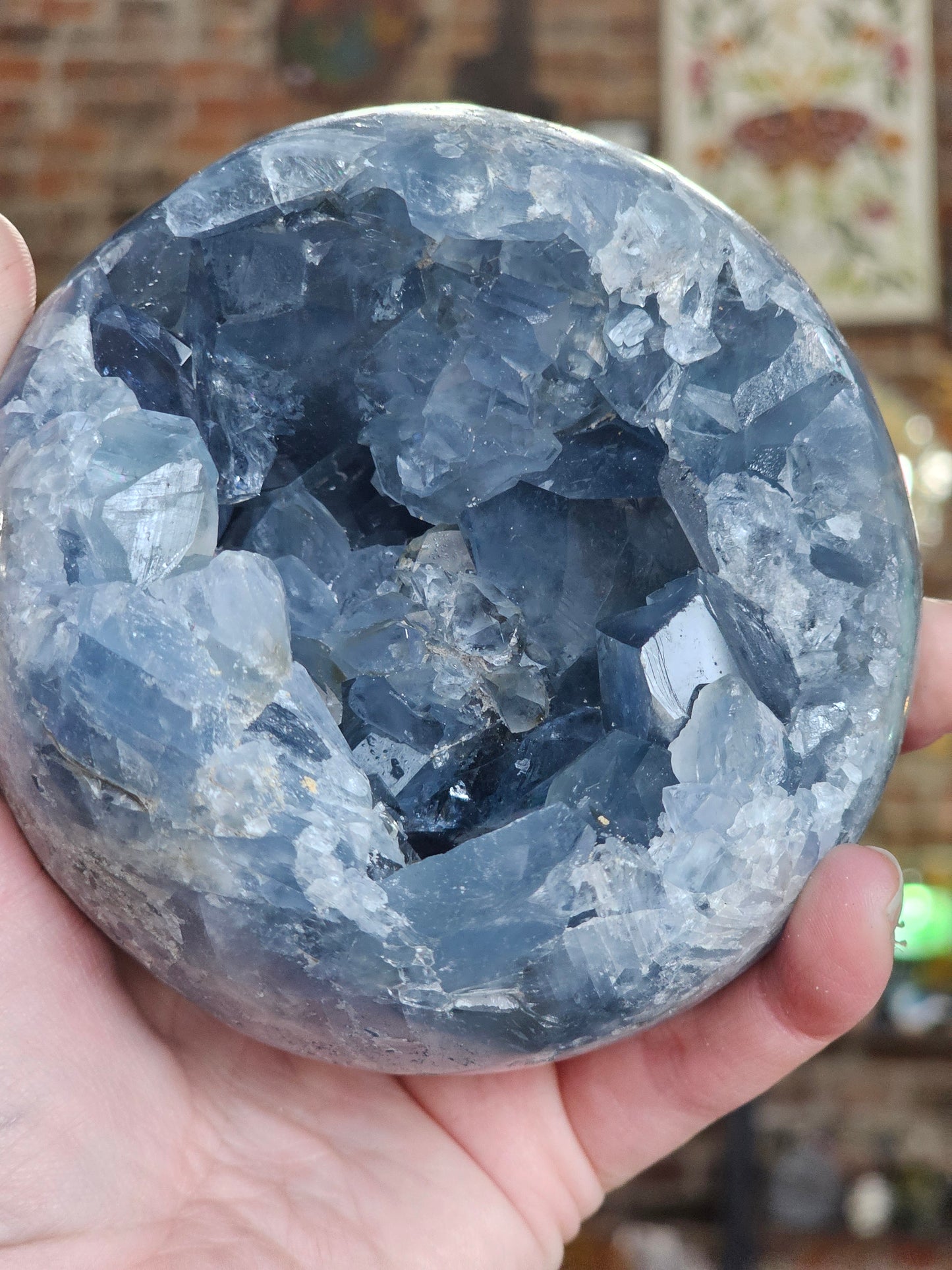 Celestite Sphere