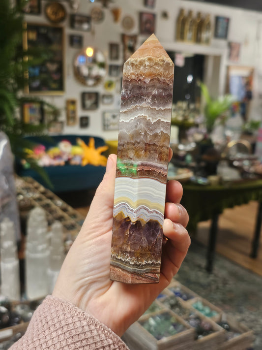 Amethyst Agate Tower