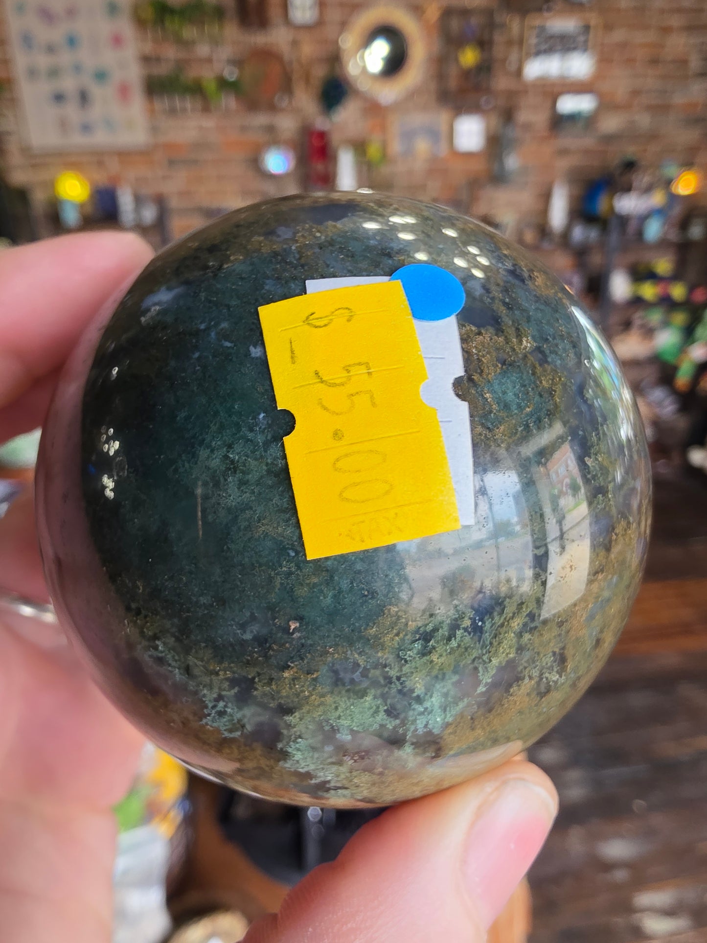 Moss Agate Sphere