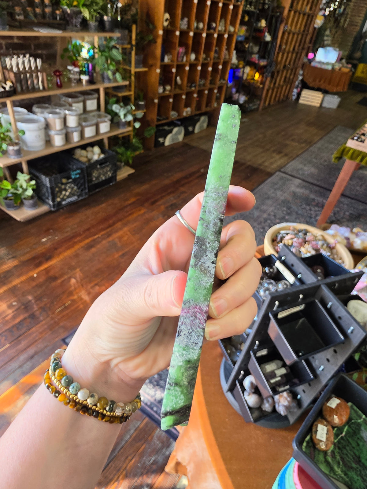 Ruby in Zoisite Slab