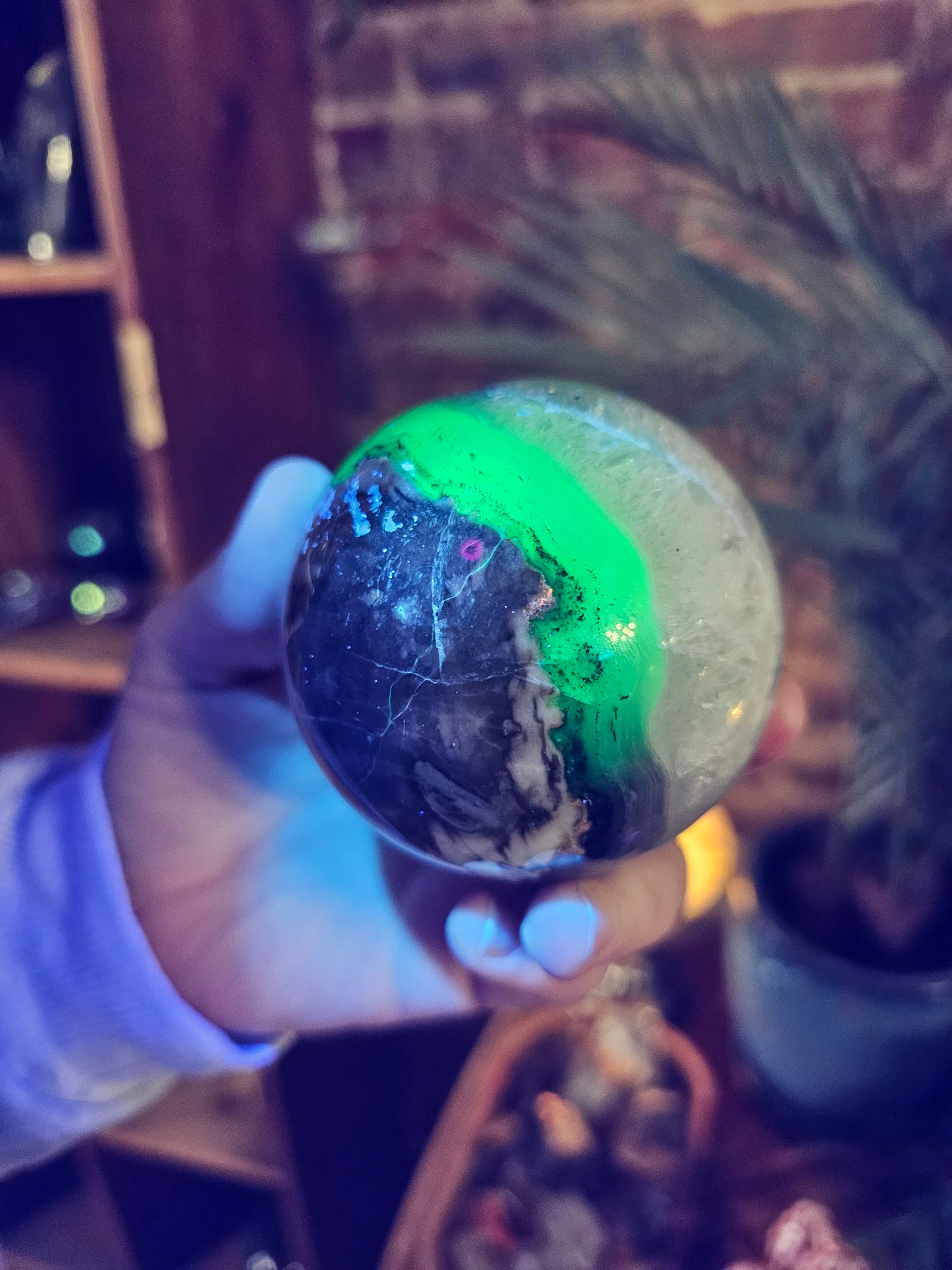 Volcano Agate Sphere