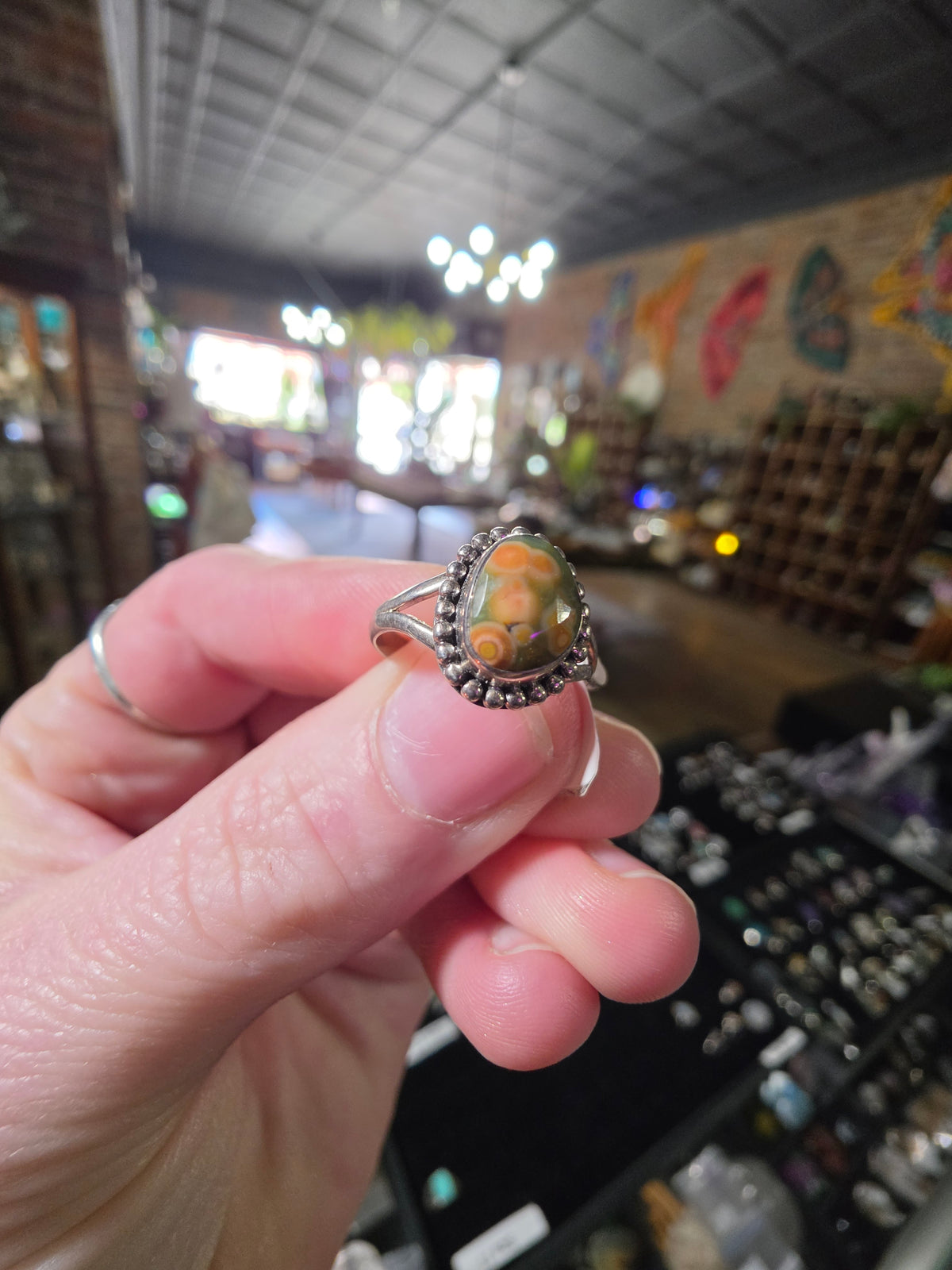 Size 6 Ocean Jasper Ring