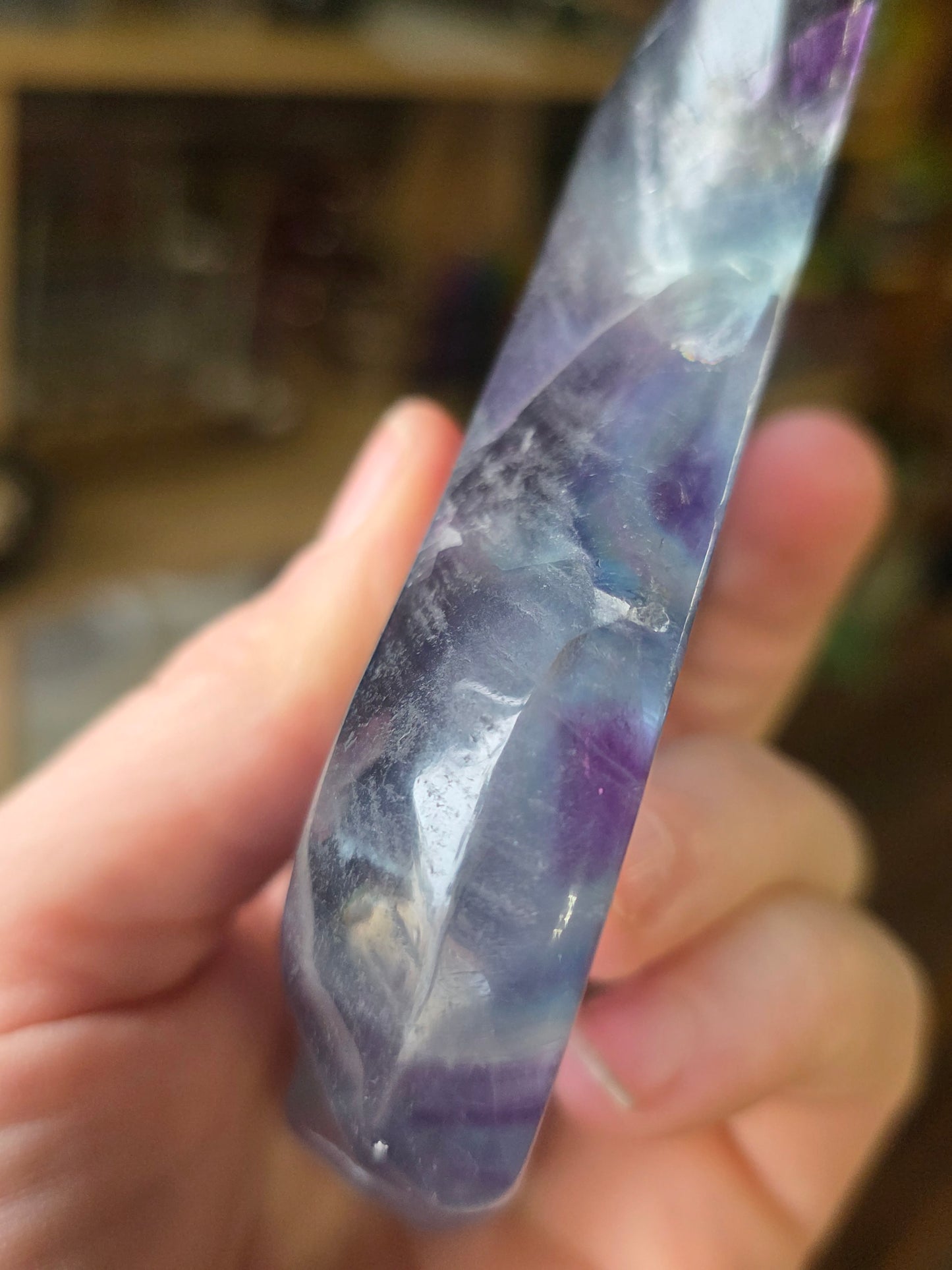 Fluorite Leaf Trinket Dish