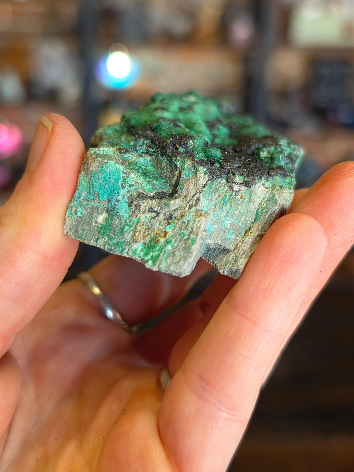 Heterogenite on Malchite