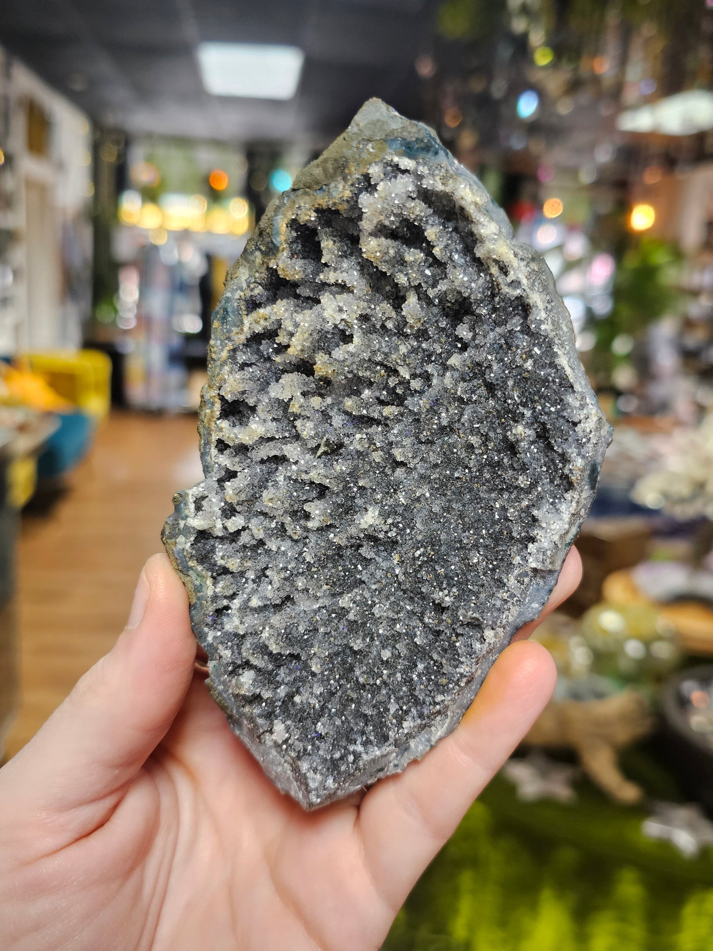 Black Amethyst Cluster