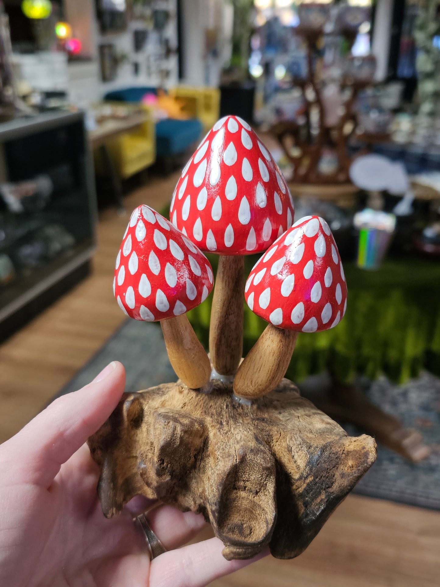 Wooden Mushroom Carving
