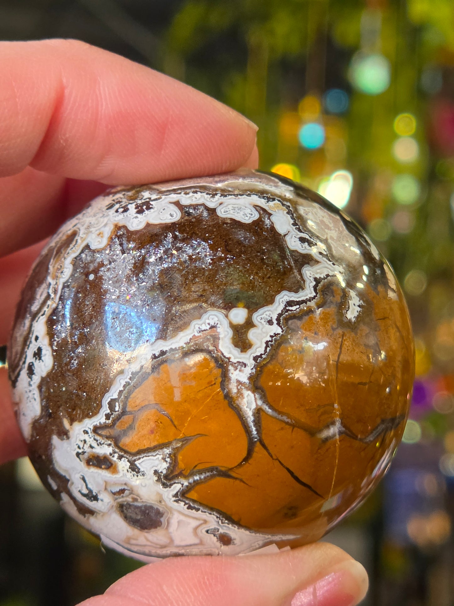 Cayon Jasper (Brecciated Jasp-Agate) Sphere