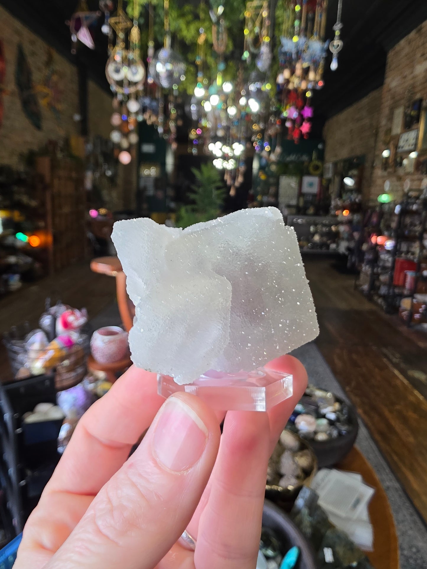 Sugar Fluorite Cube