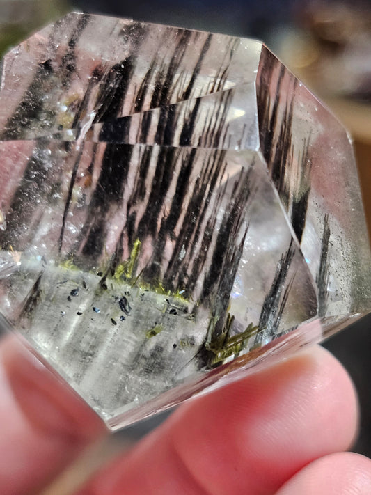 Actinolite and Epidote in Quartz