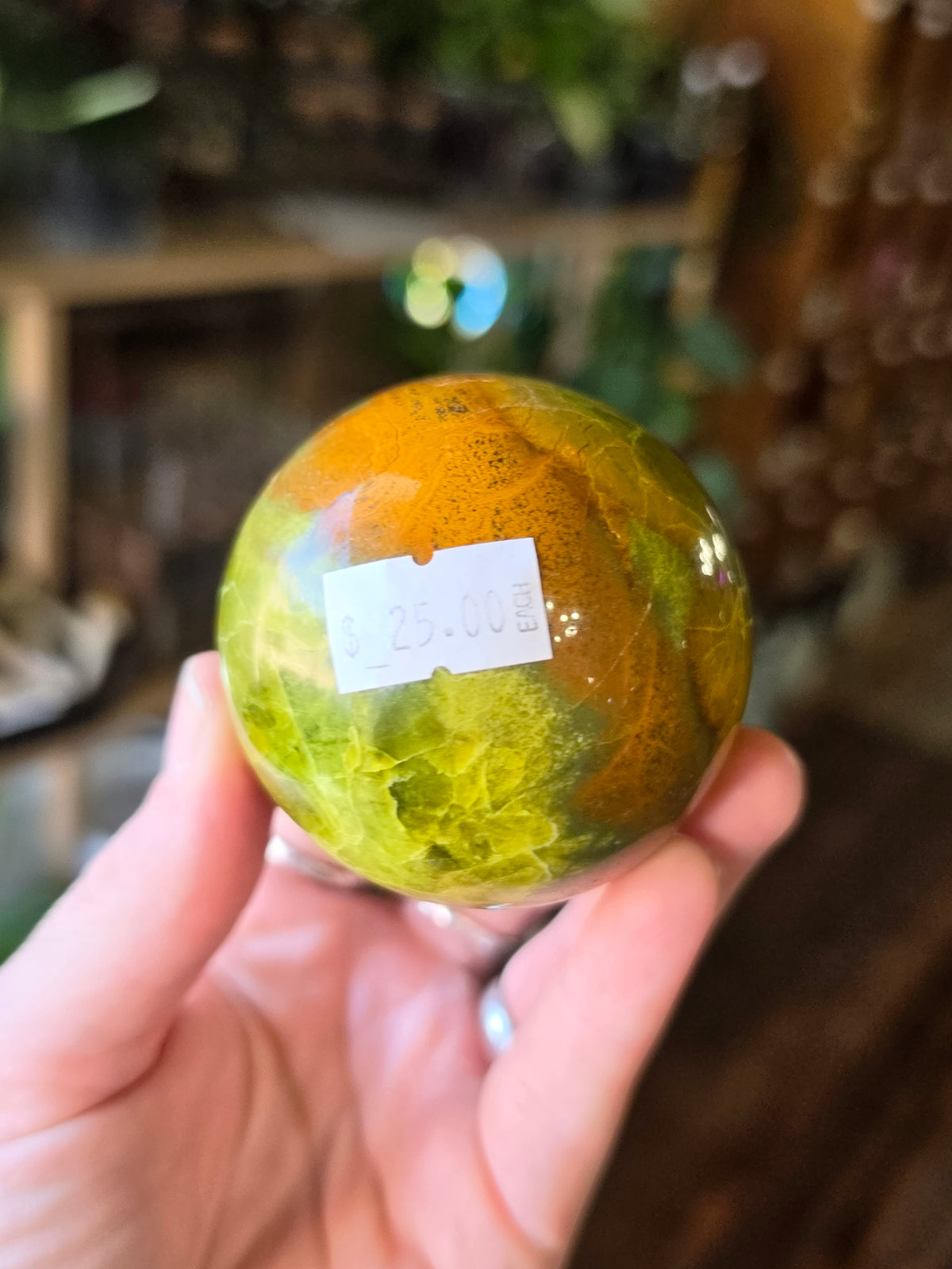 Green Common Opal Sphere