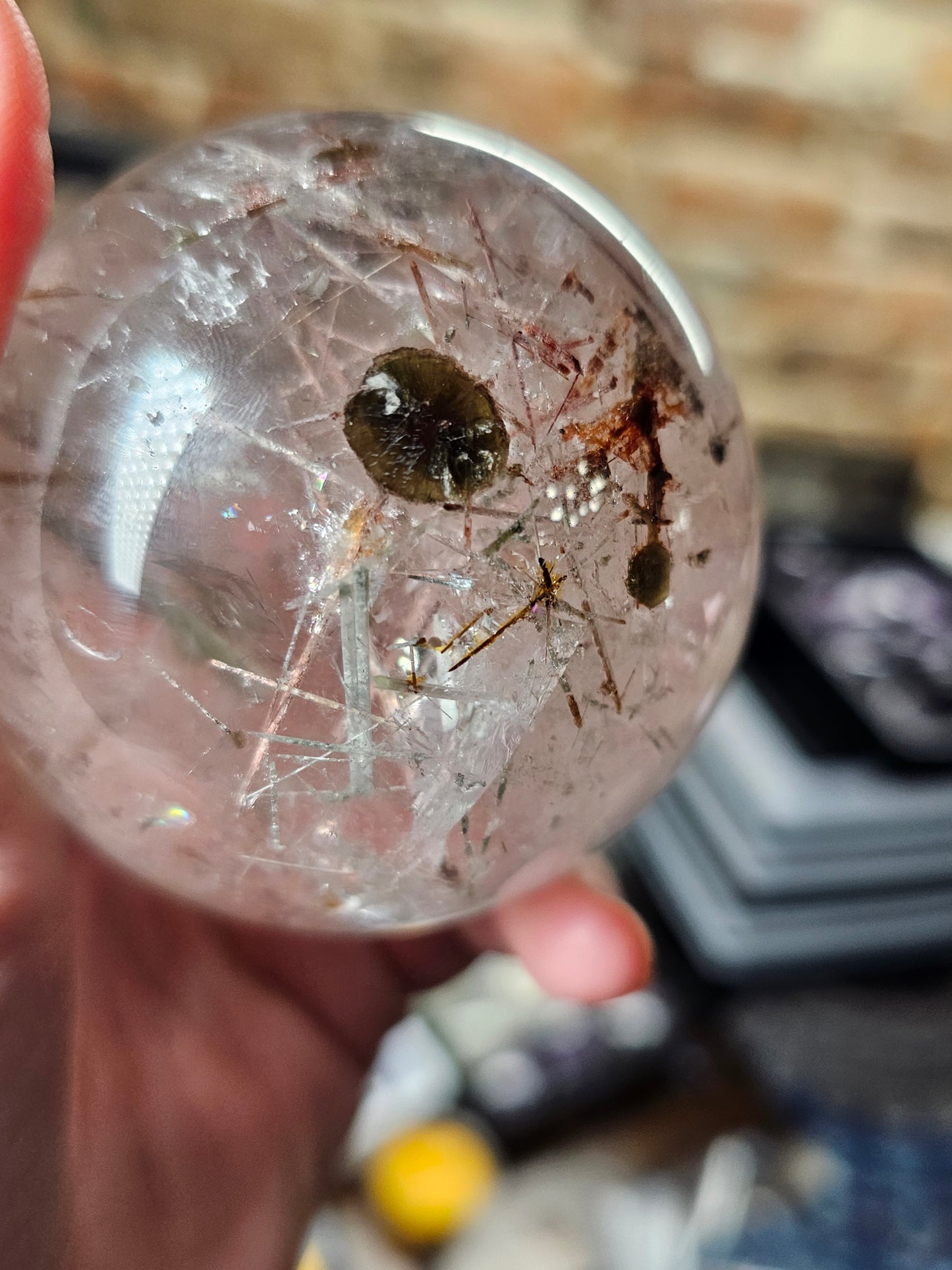 Included Quartz Sphere