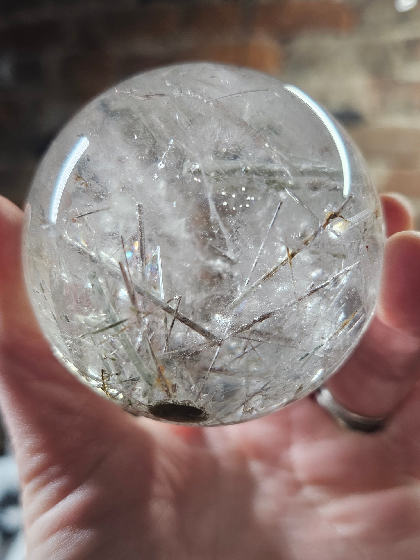 Included Quartz Sphere