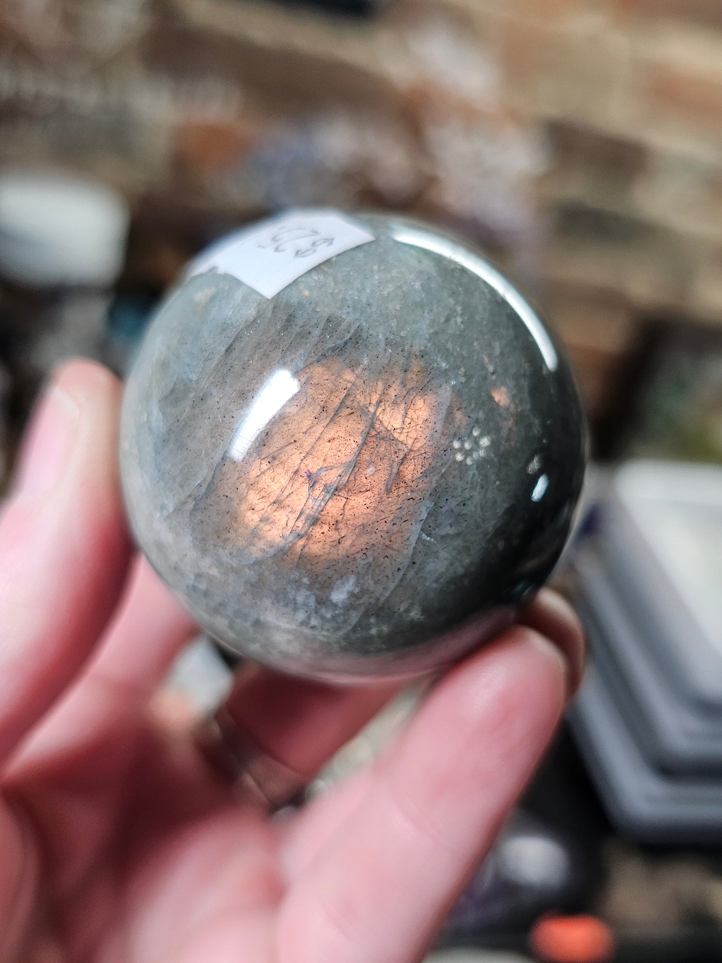 Orange Labradorite Sphere