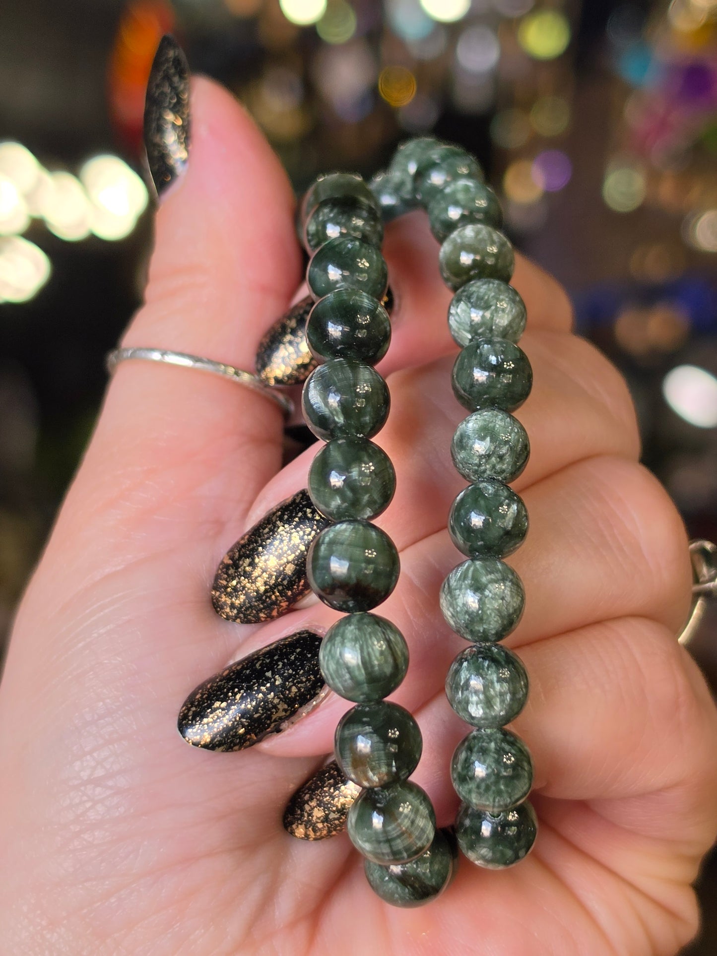 Seraphinite Bracelet