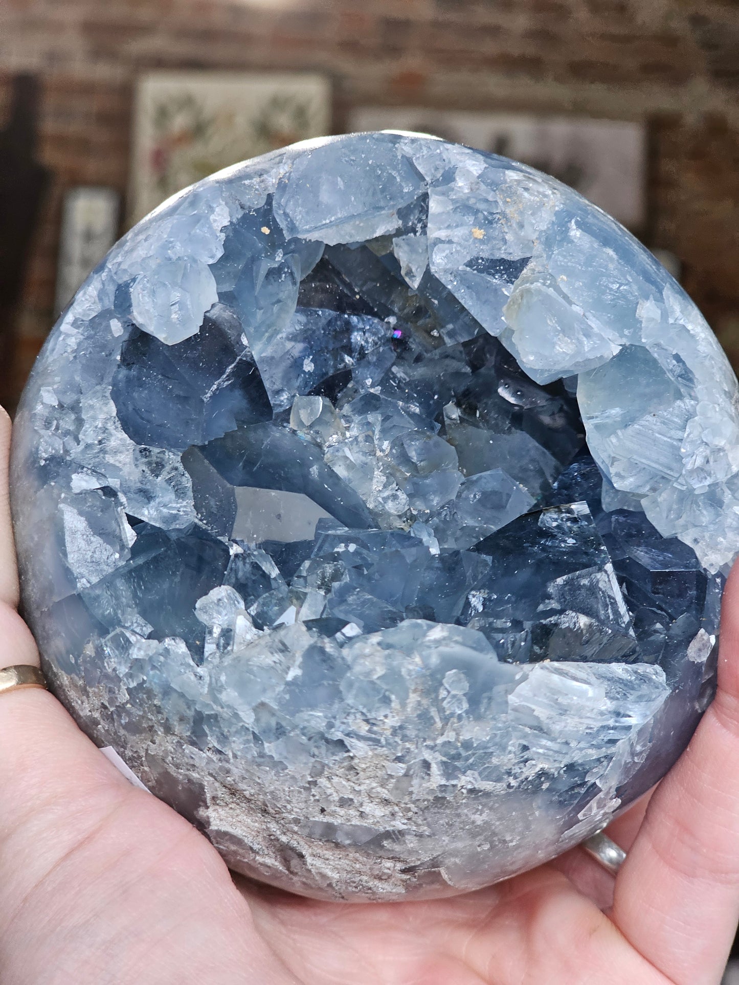 Celestite Sphere