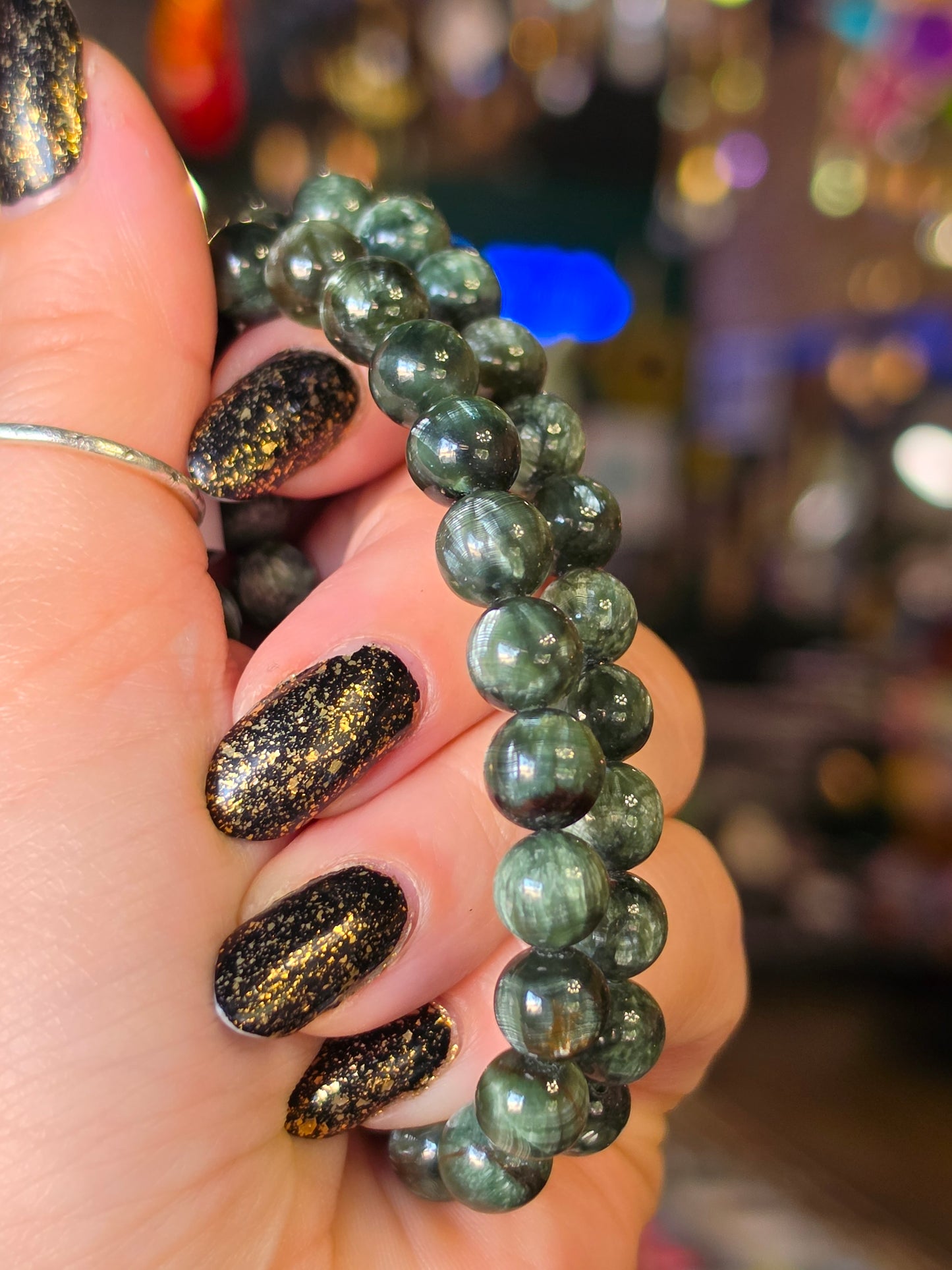 Seraphinite Bracelet