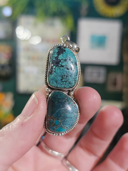 Tibetan Turquoise Pendant