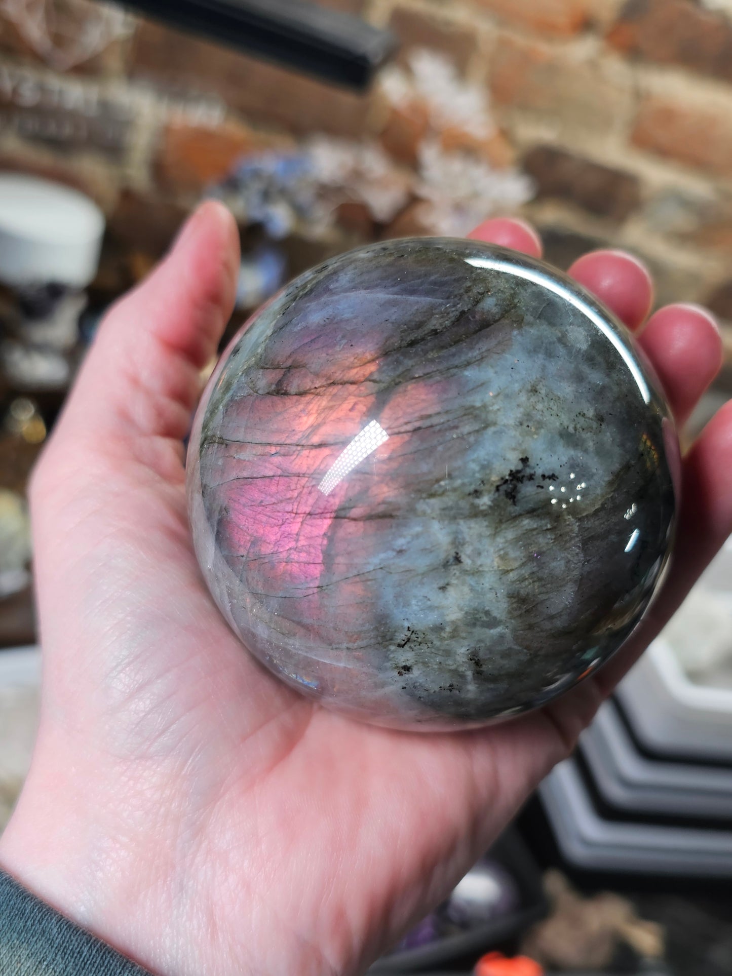 Sunset Labradorite Sphere