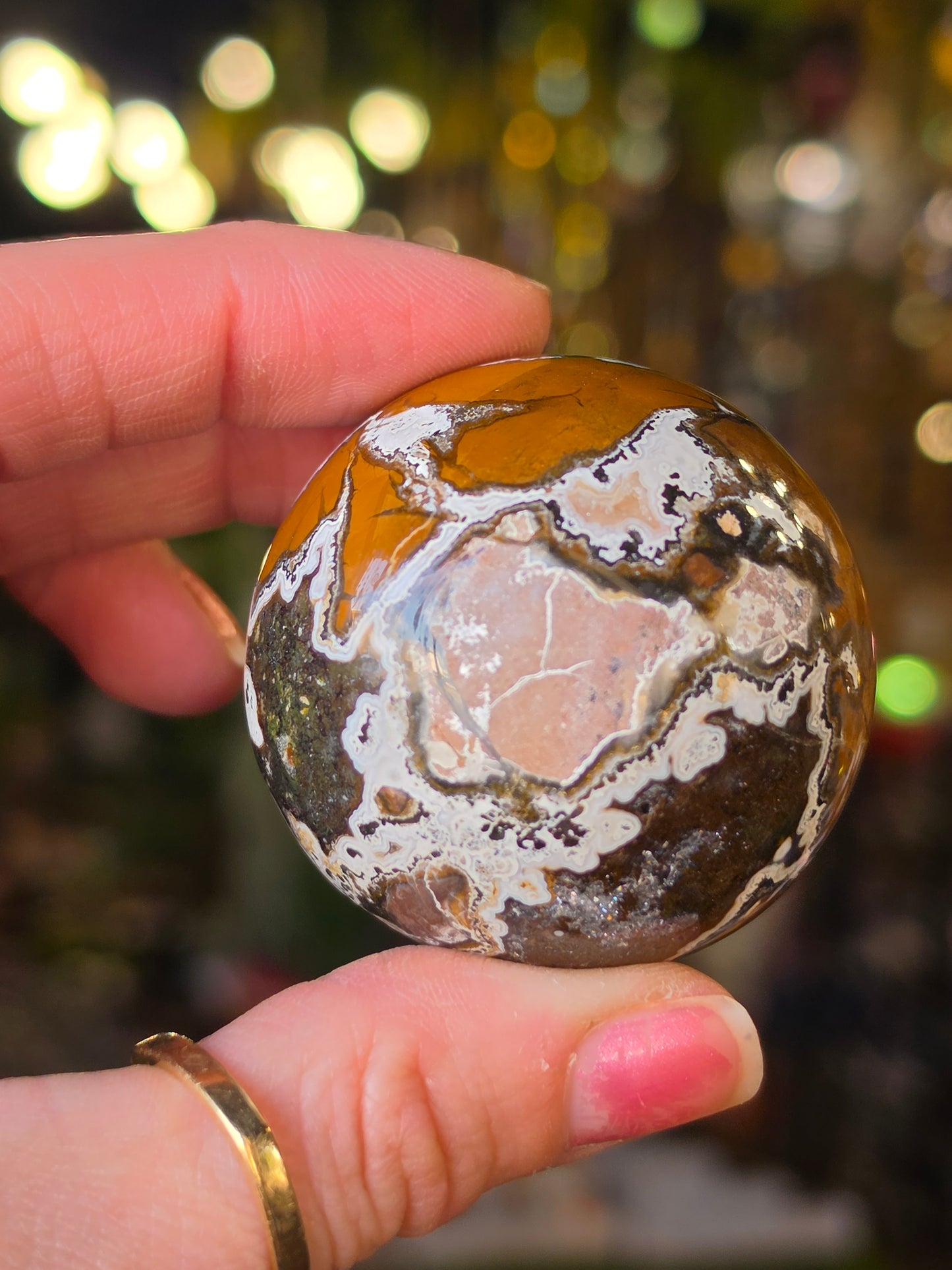 Cayon Jasper (Brecciated Jasp-Agate) Sphere