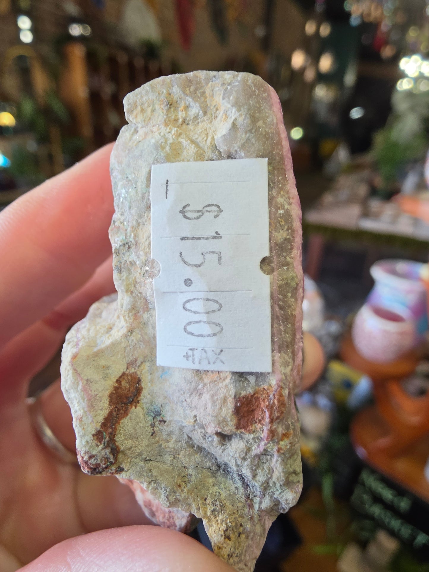Colbalto Calcite and Malachite
