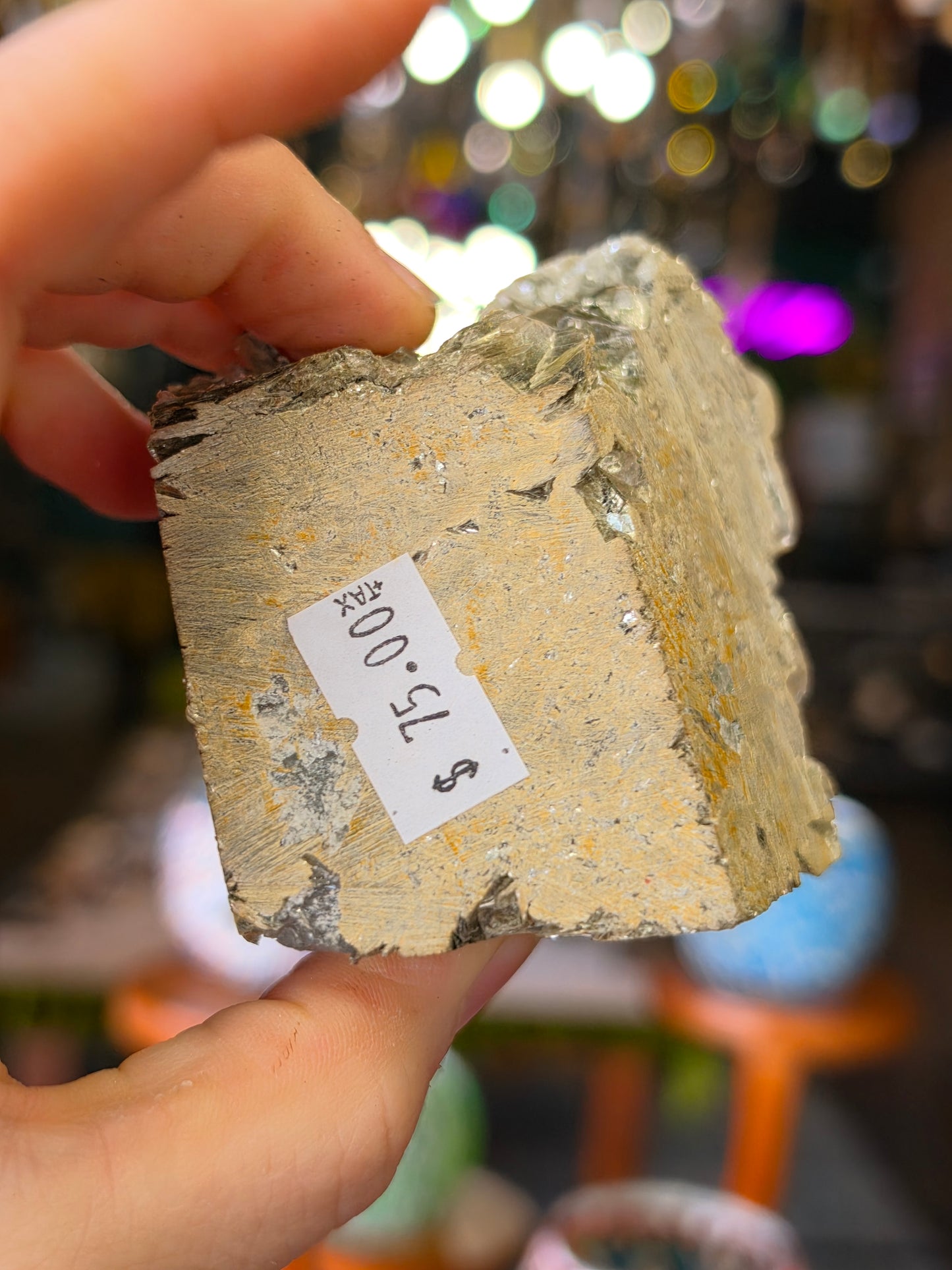Aquamarine on Muscovite