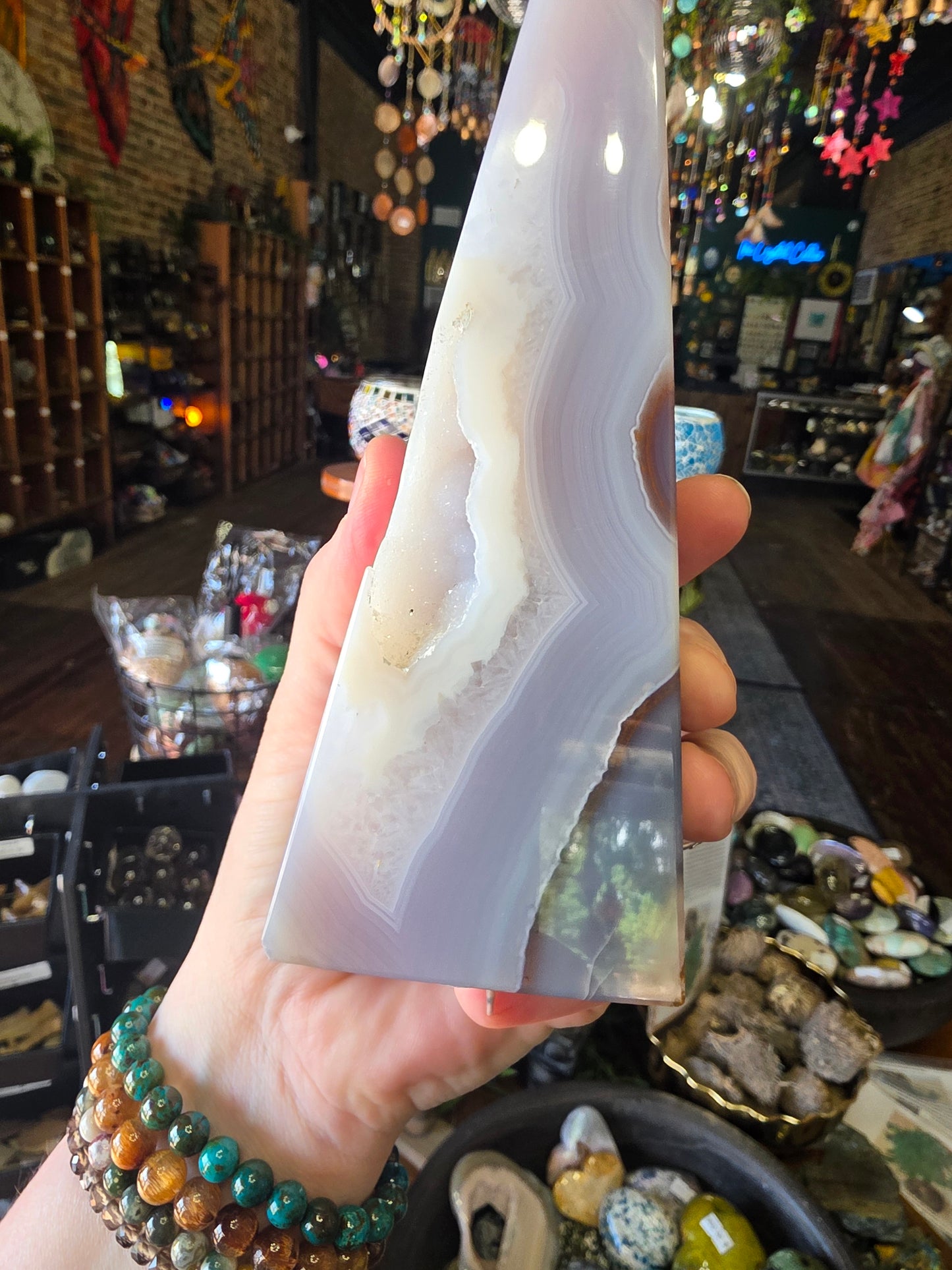 Brazilian Agate Tower
