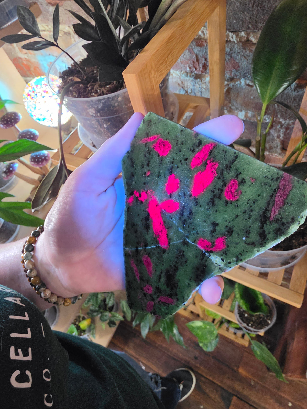 Ruby in Zoisite Slab
