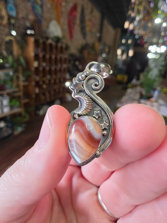 Sardonyx Agate Pendant