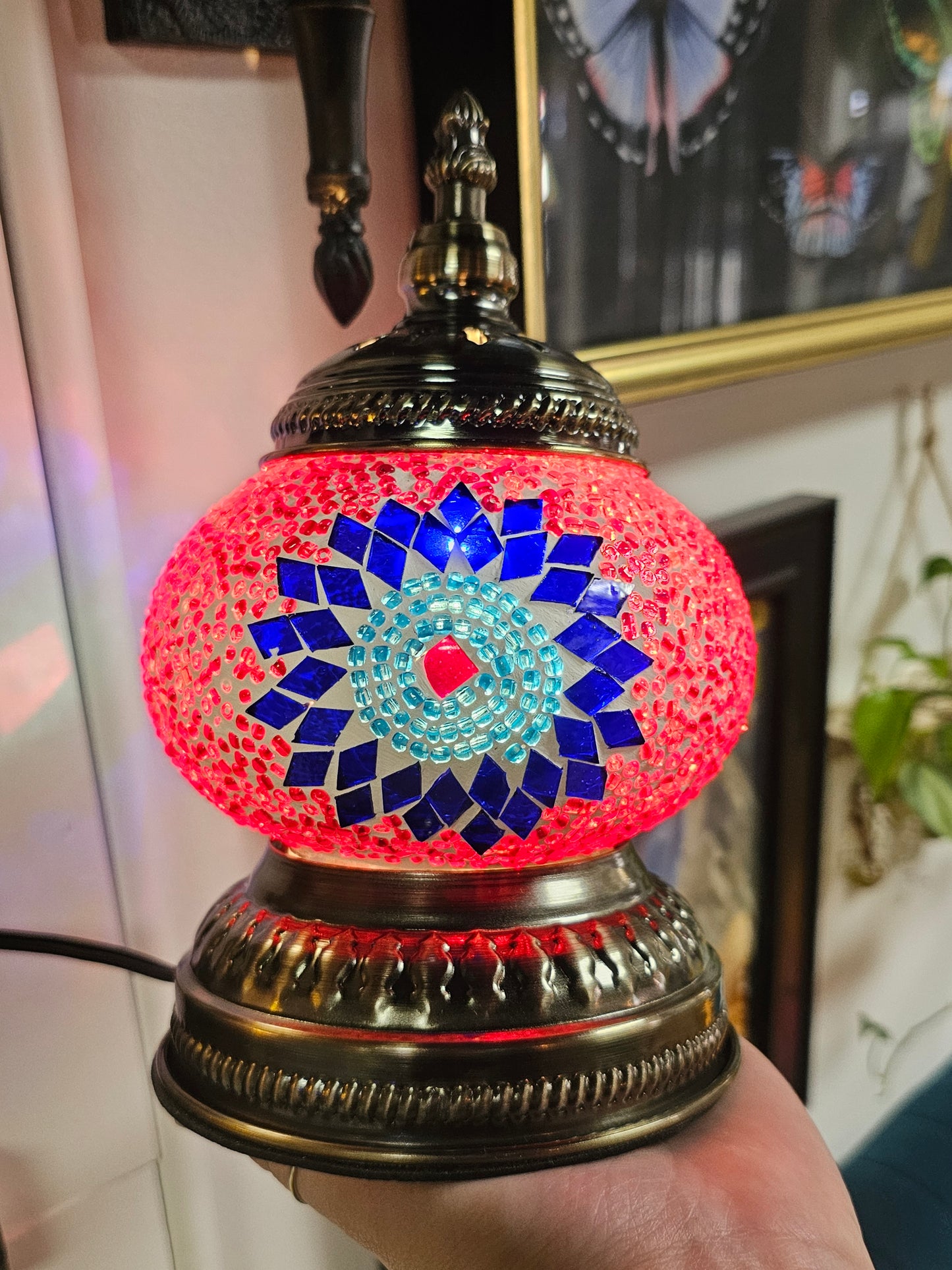 Mosaic Turkish Lamp