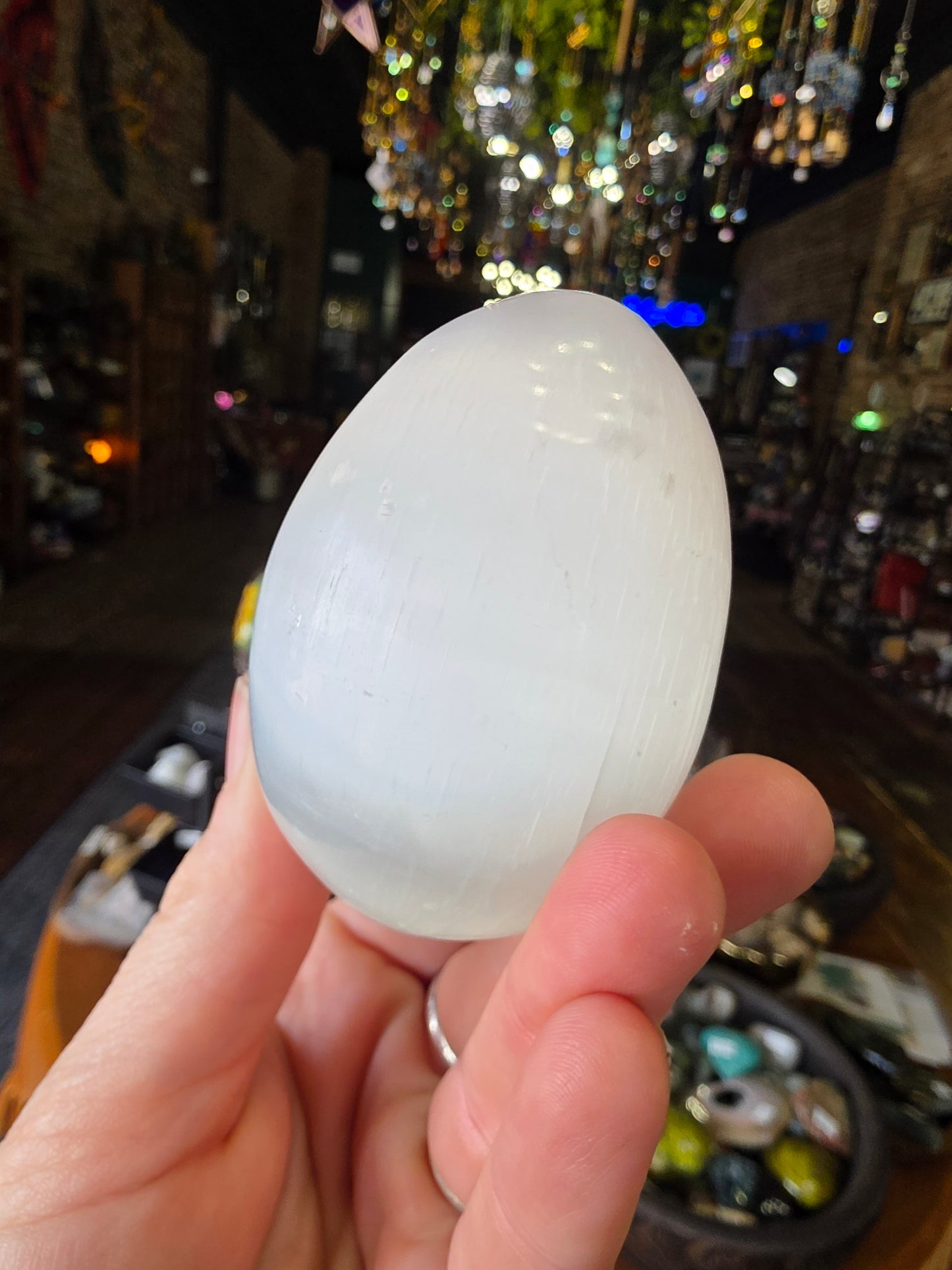 Satin Spar Egg