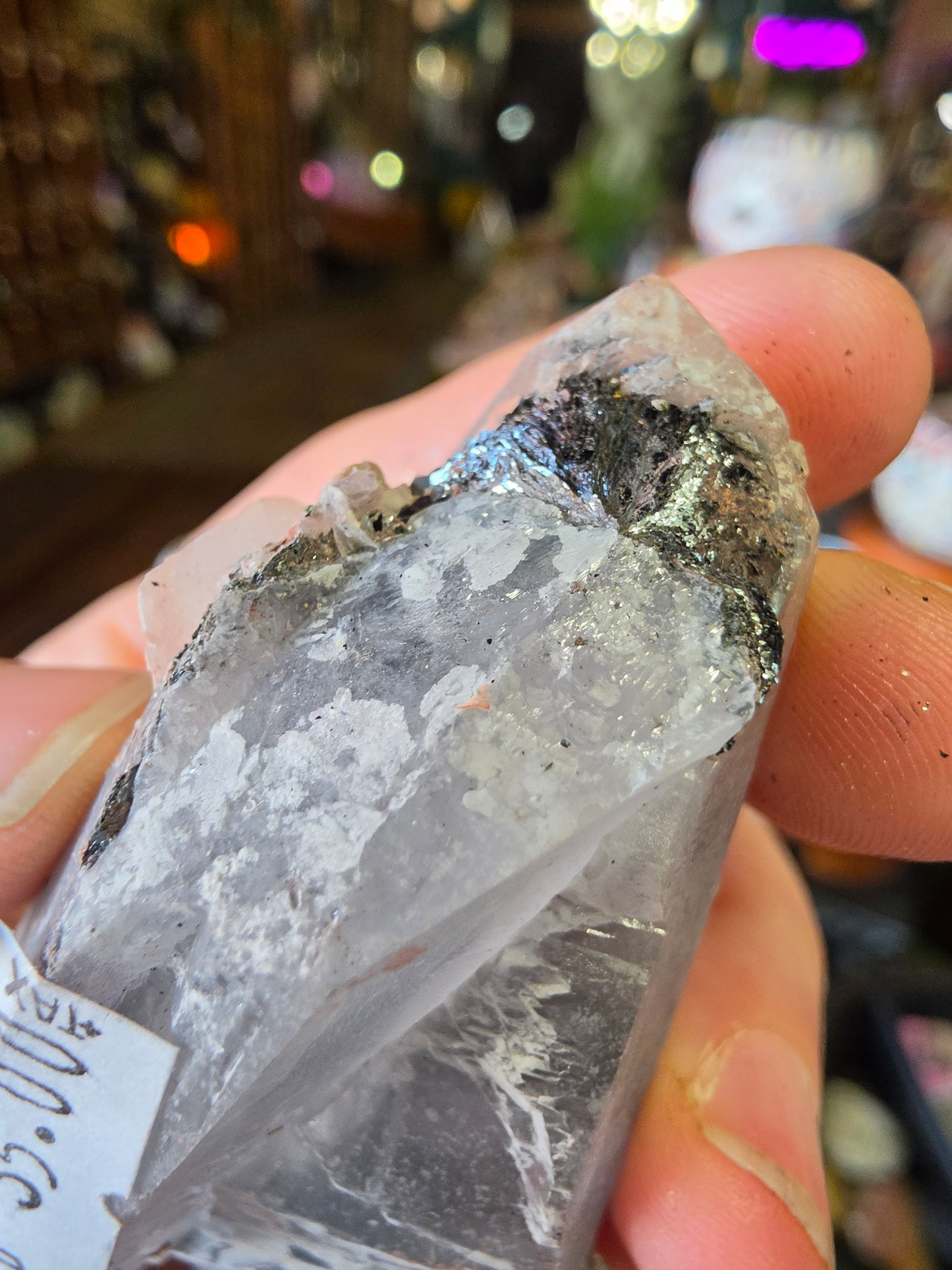 Specular Hematite On Quartz